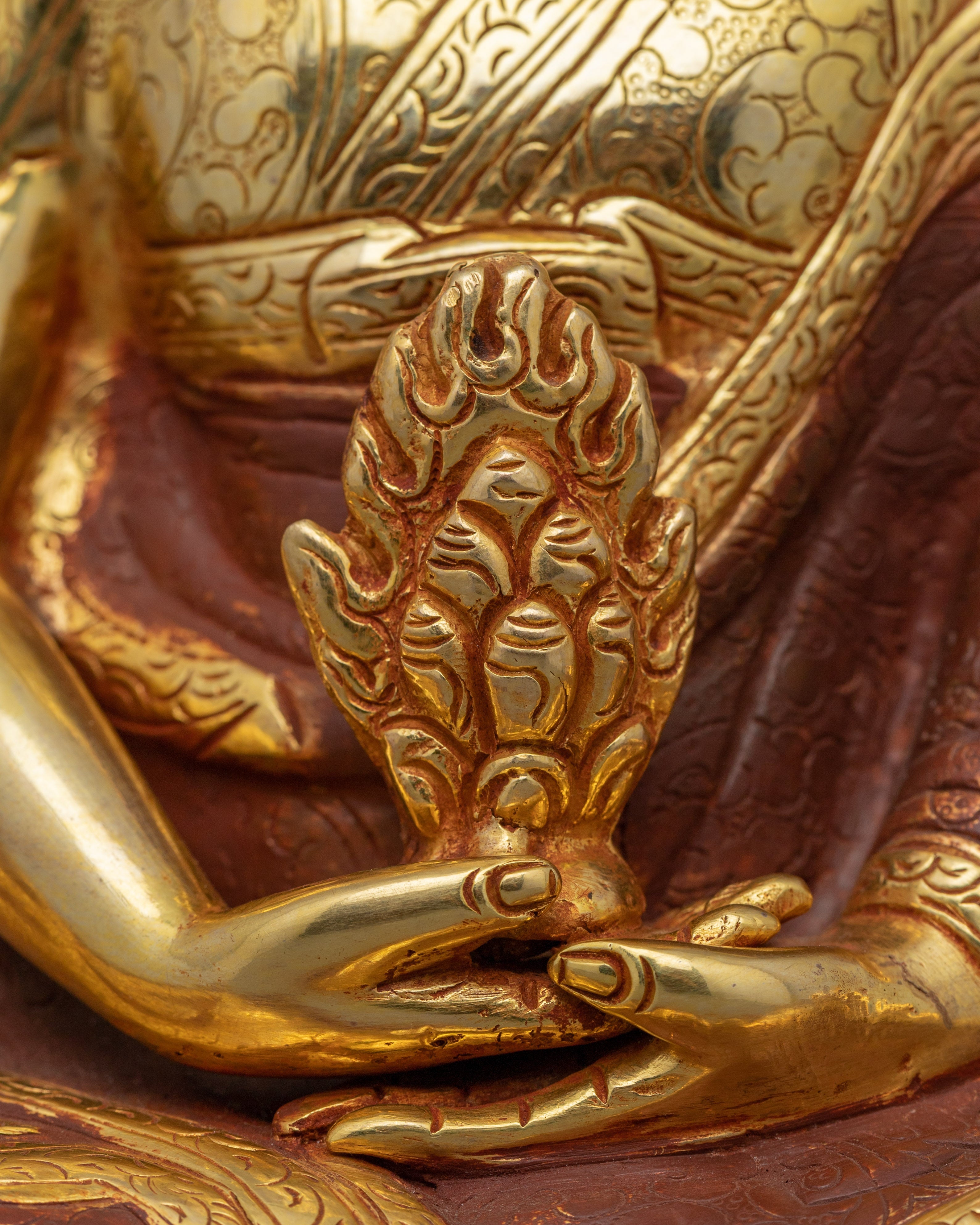 Tibetan Kagyu Master Set Figurine | Marpa, Milarepa, Gampopa Statue Set