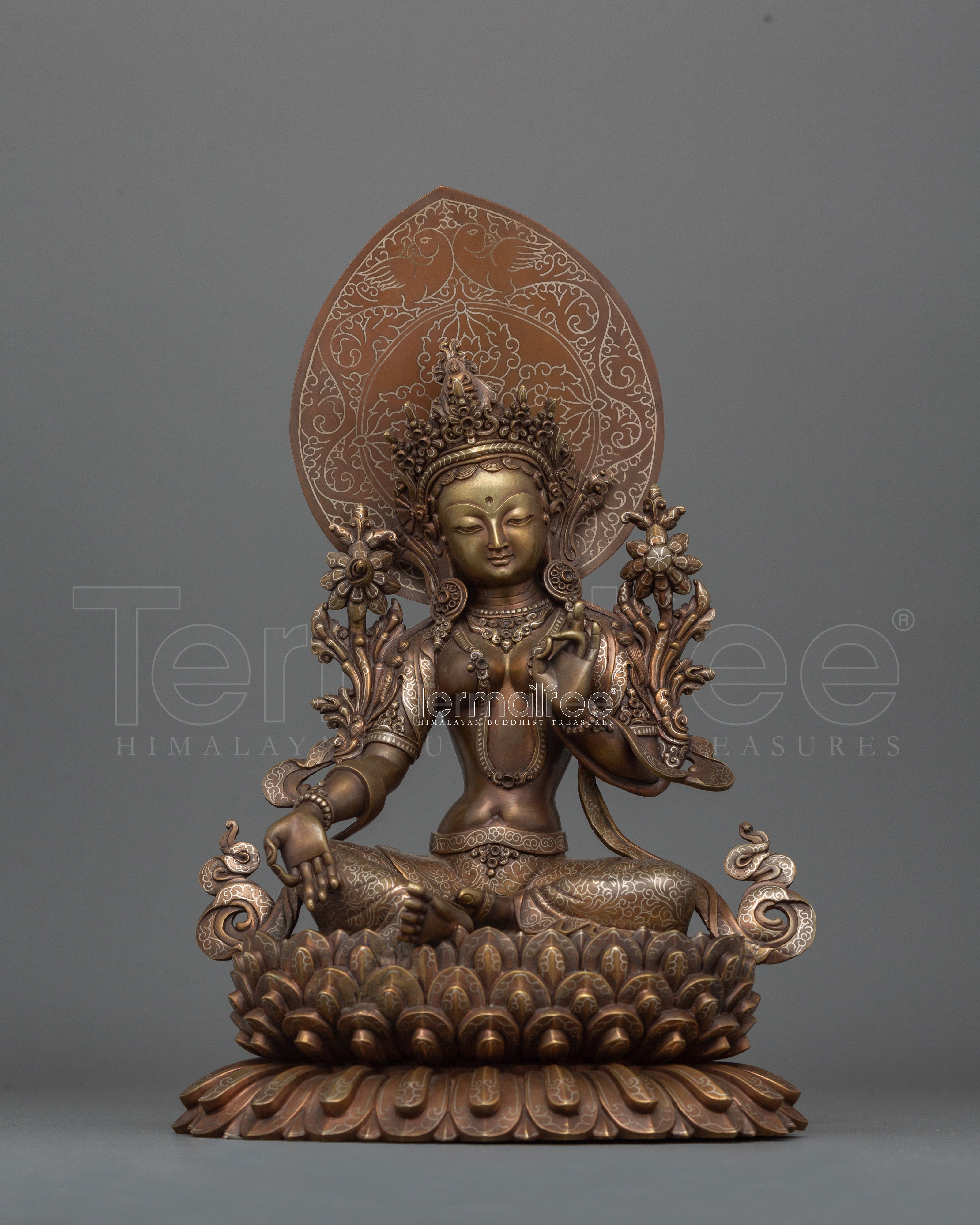 Traditional Green Tara Goddess Female Buddha | Mother of All Buddha