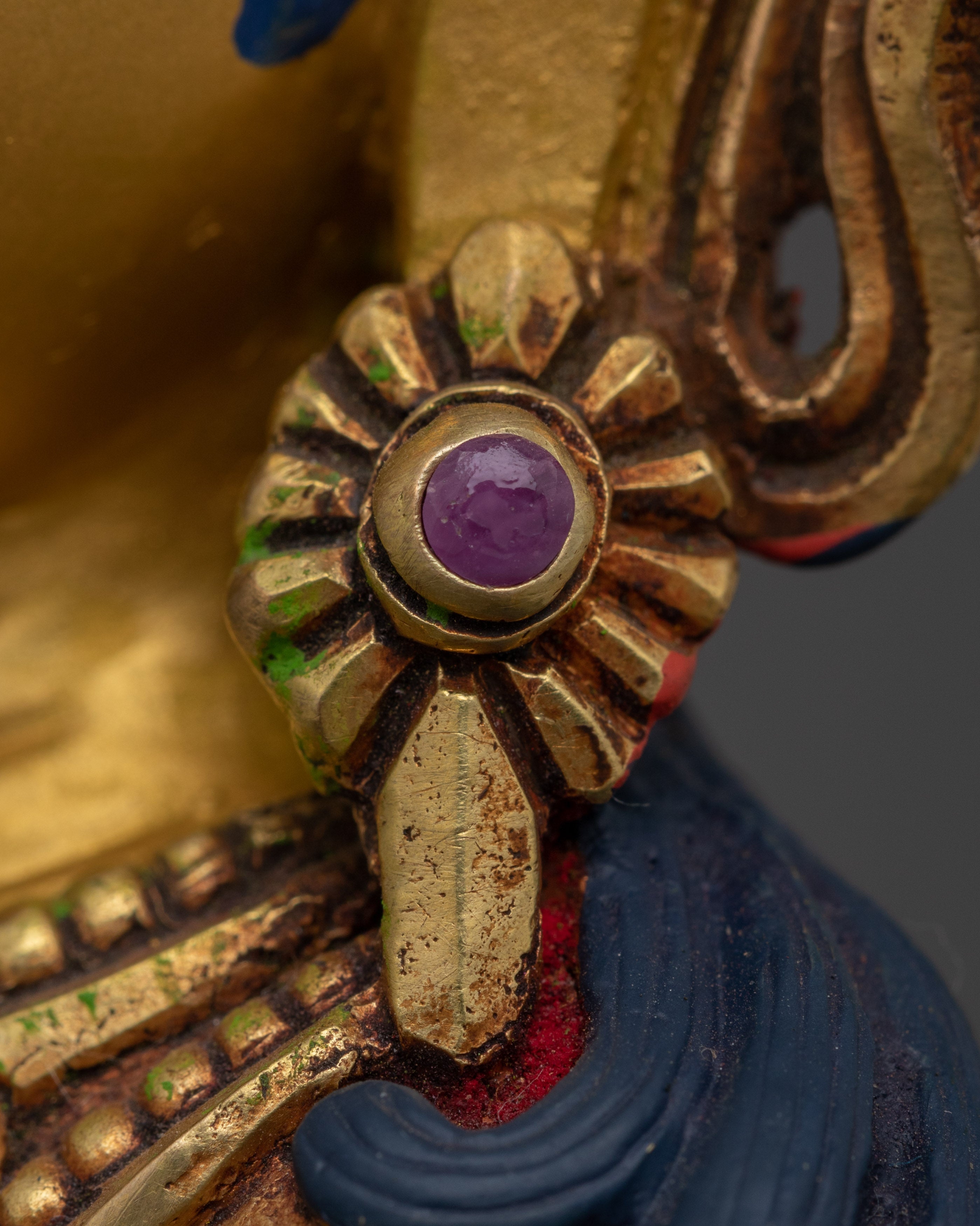 Handcrafted 24K Gold-Gilded Lakshmi Statue | Goddess of Wealth and Prosperity