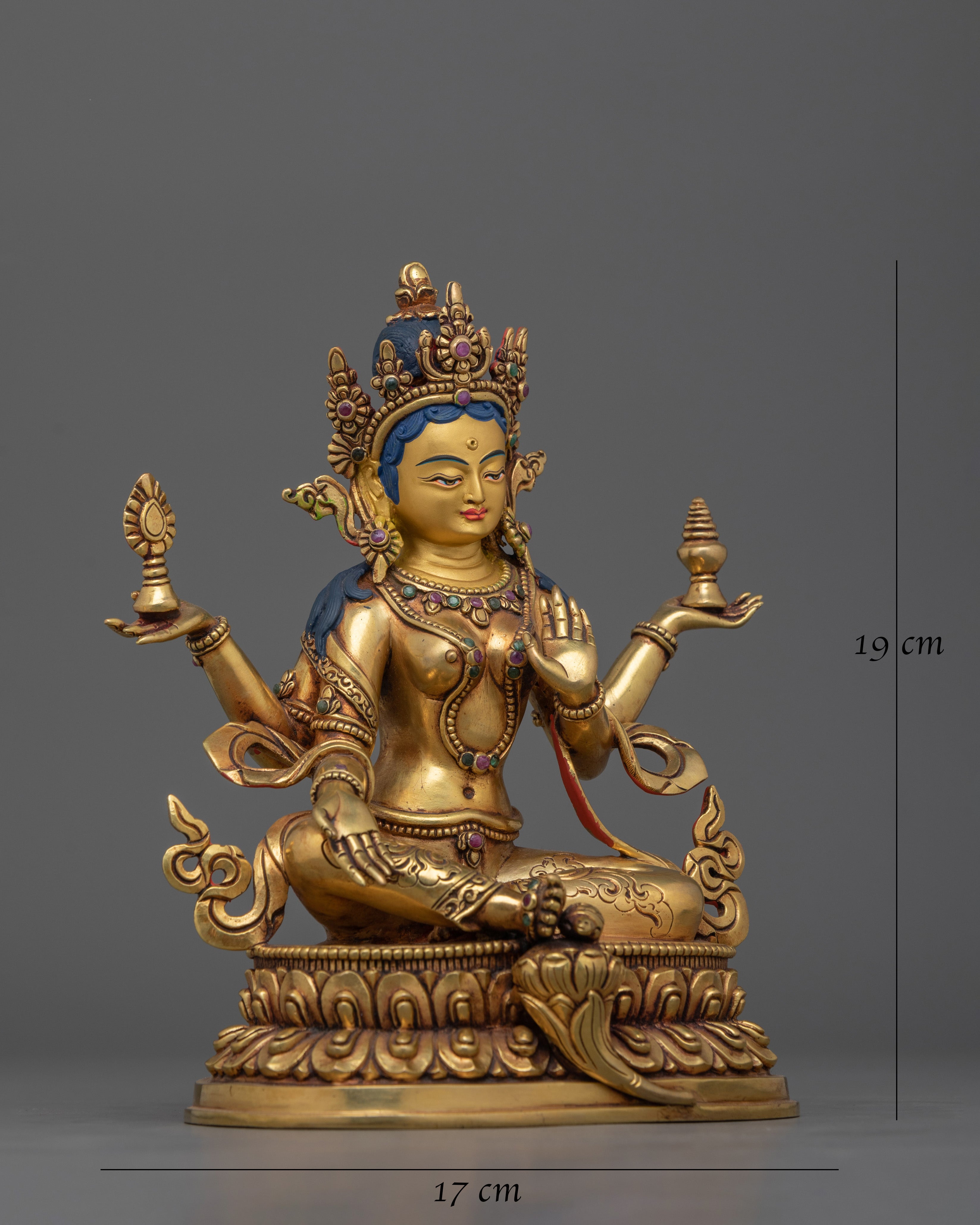 gold-gilded-laxmi-statue