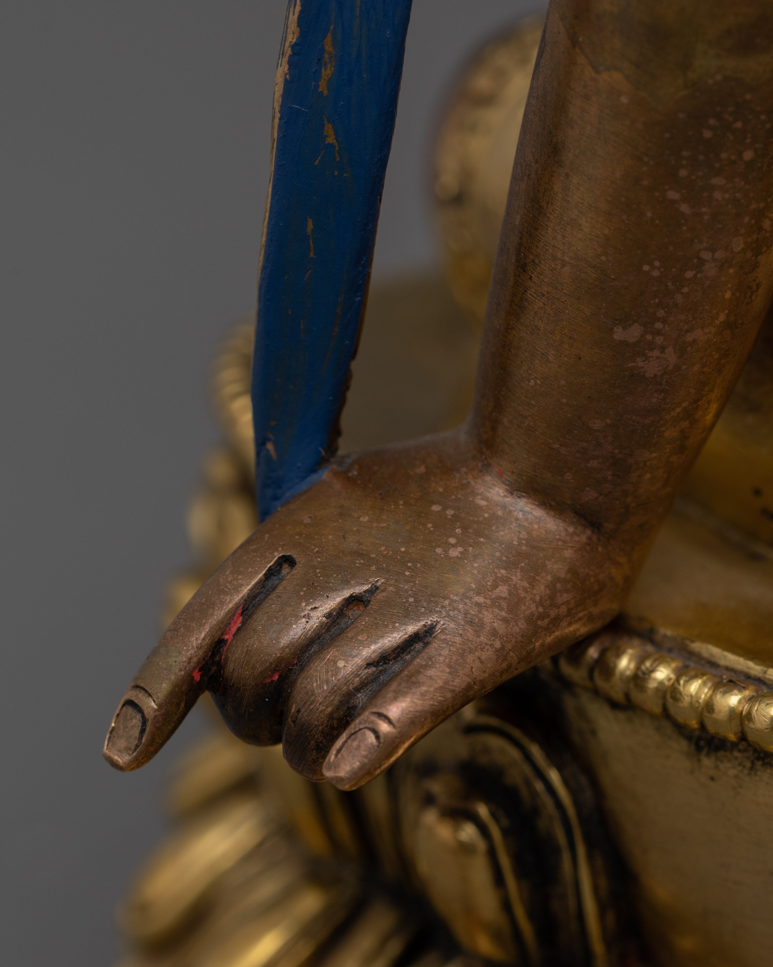 Dharma Protector Vajrapani Statue | Spiritual Sculpture for Decor