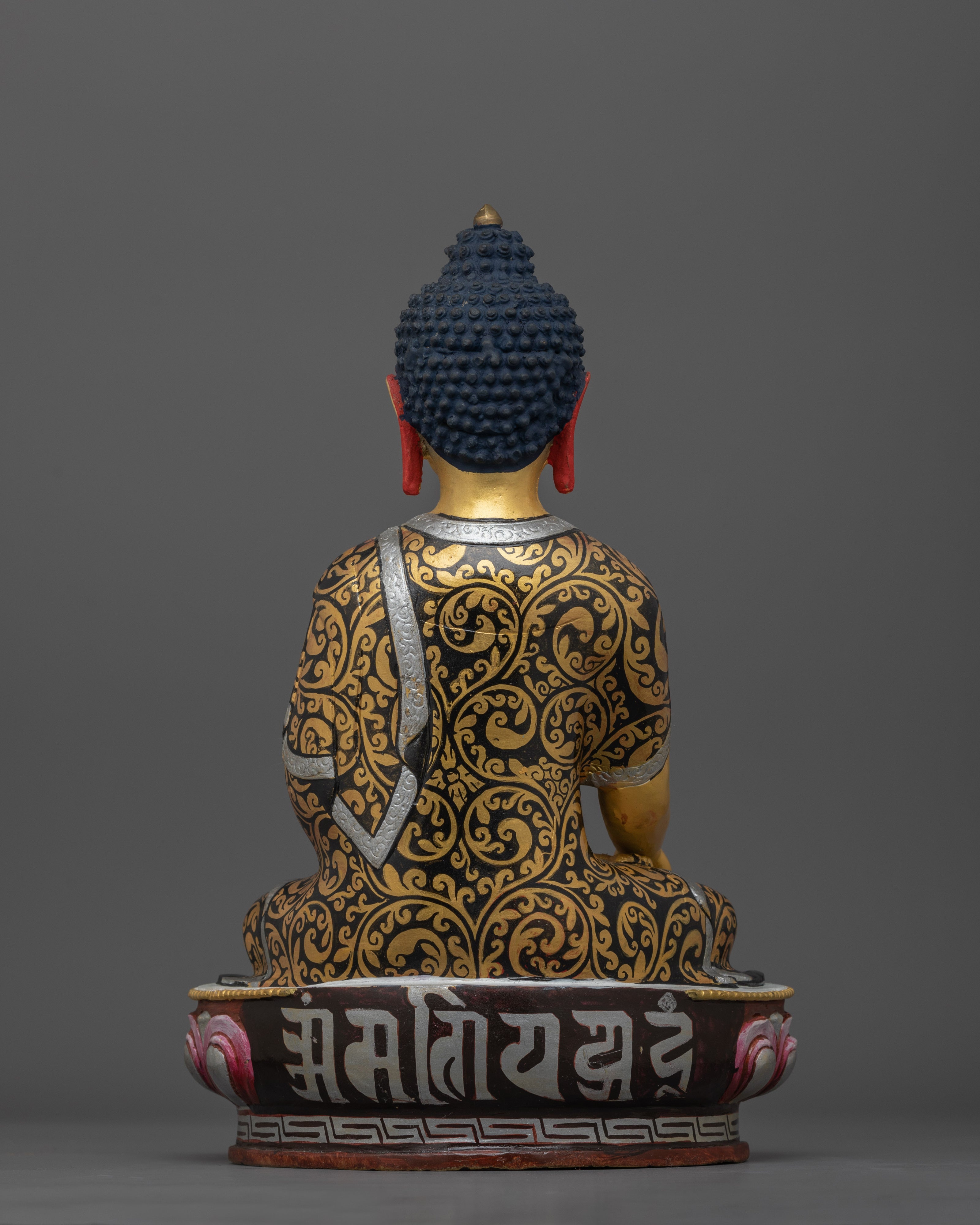 Handcarved Shakyamuni Buddha Enlightenment Statue | Buddha in Lotus Position