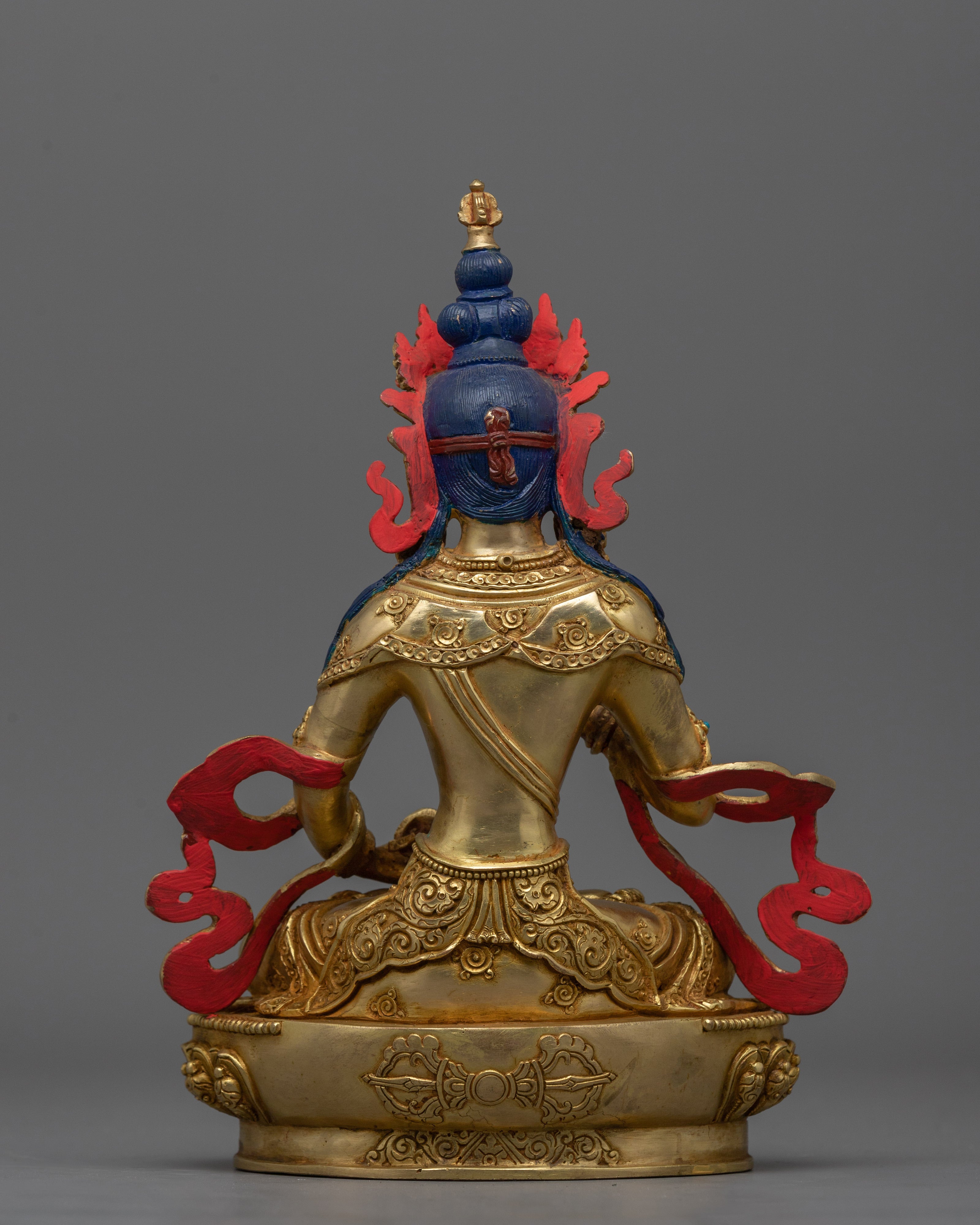 Spiritual Awakening Statue 24k Gold Vajrasattva | Buddhist deity, Bodhisattva of purity