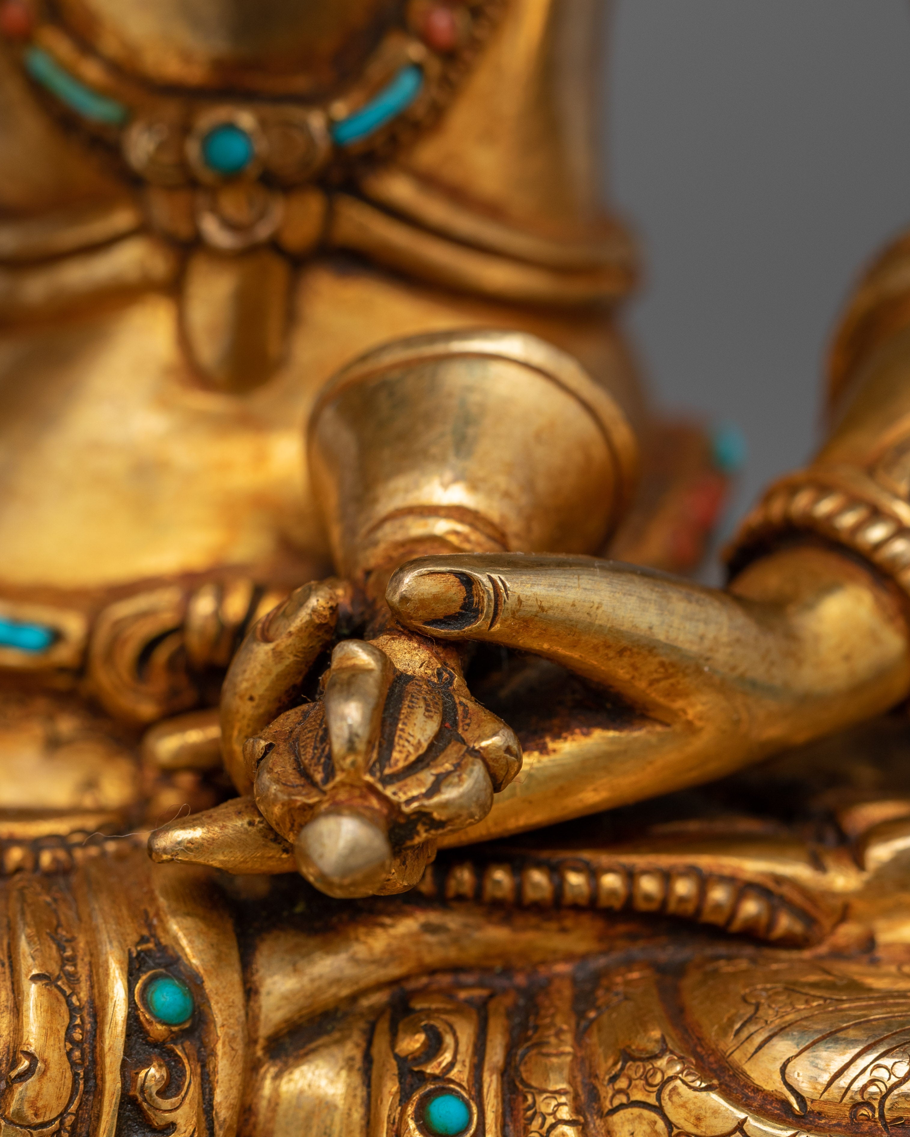 Traditional Buddhist Vajrasattva Statue | Divine Figurine for Spiritual Cleansing