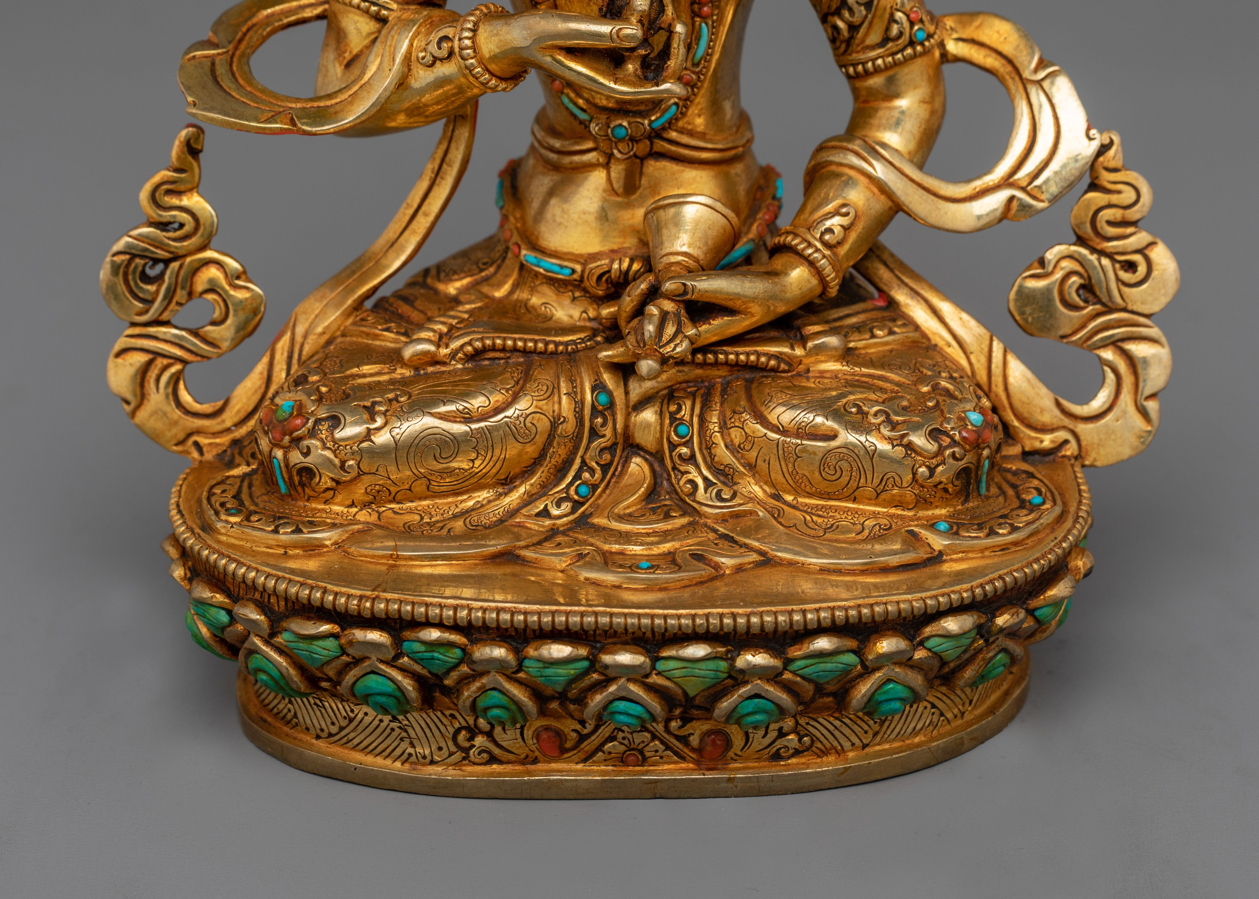 Traditional Buddhist Vajrasattva Statue | Divine Figurine for Spiritual Cleansing