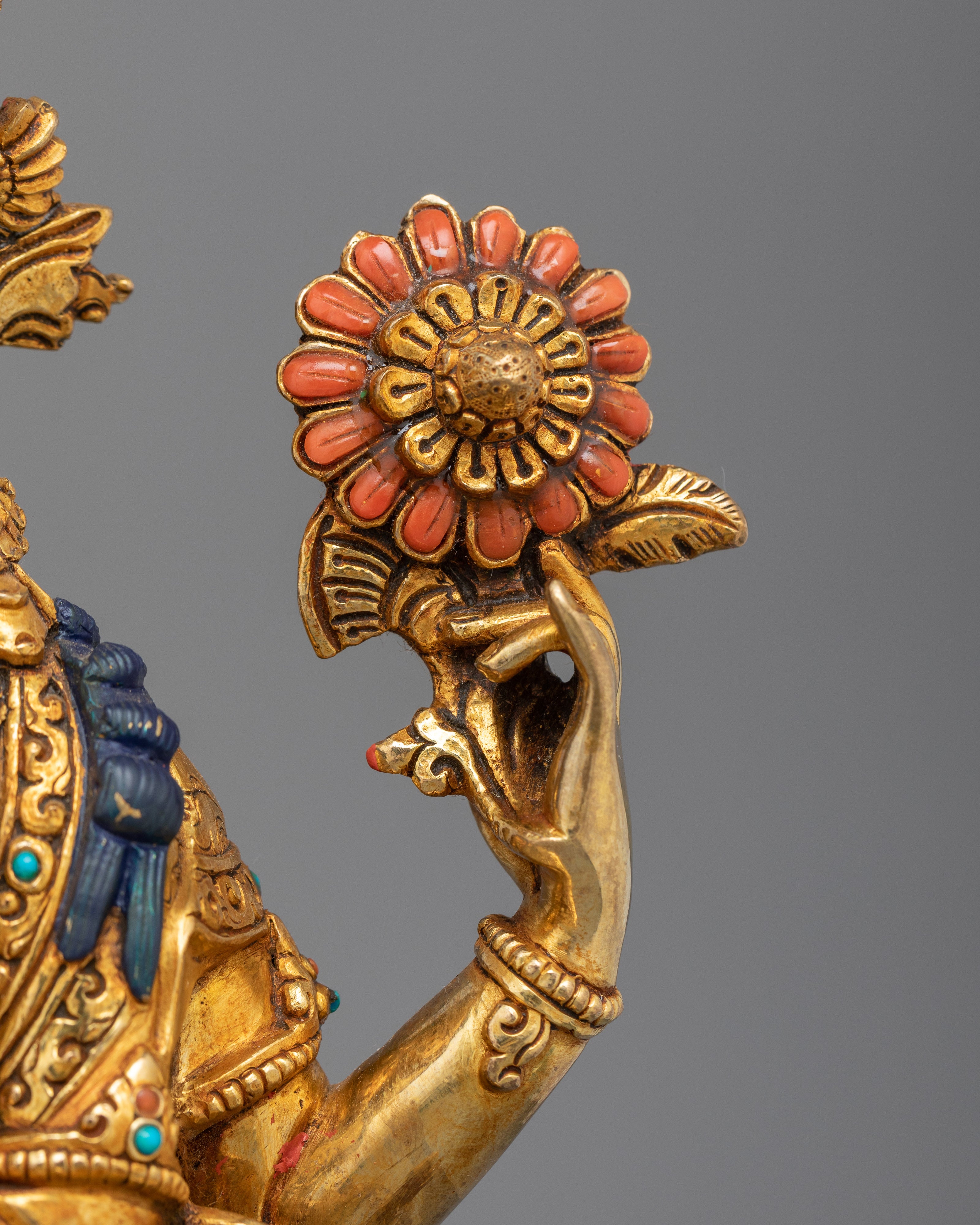 Handcrafted Four-armed Chenrezig Statue | Symbol of Love and Compassion