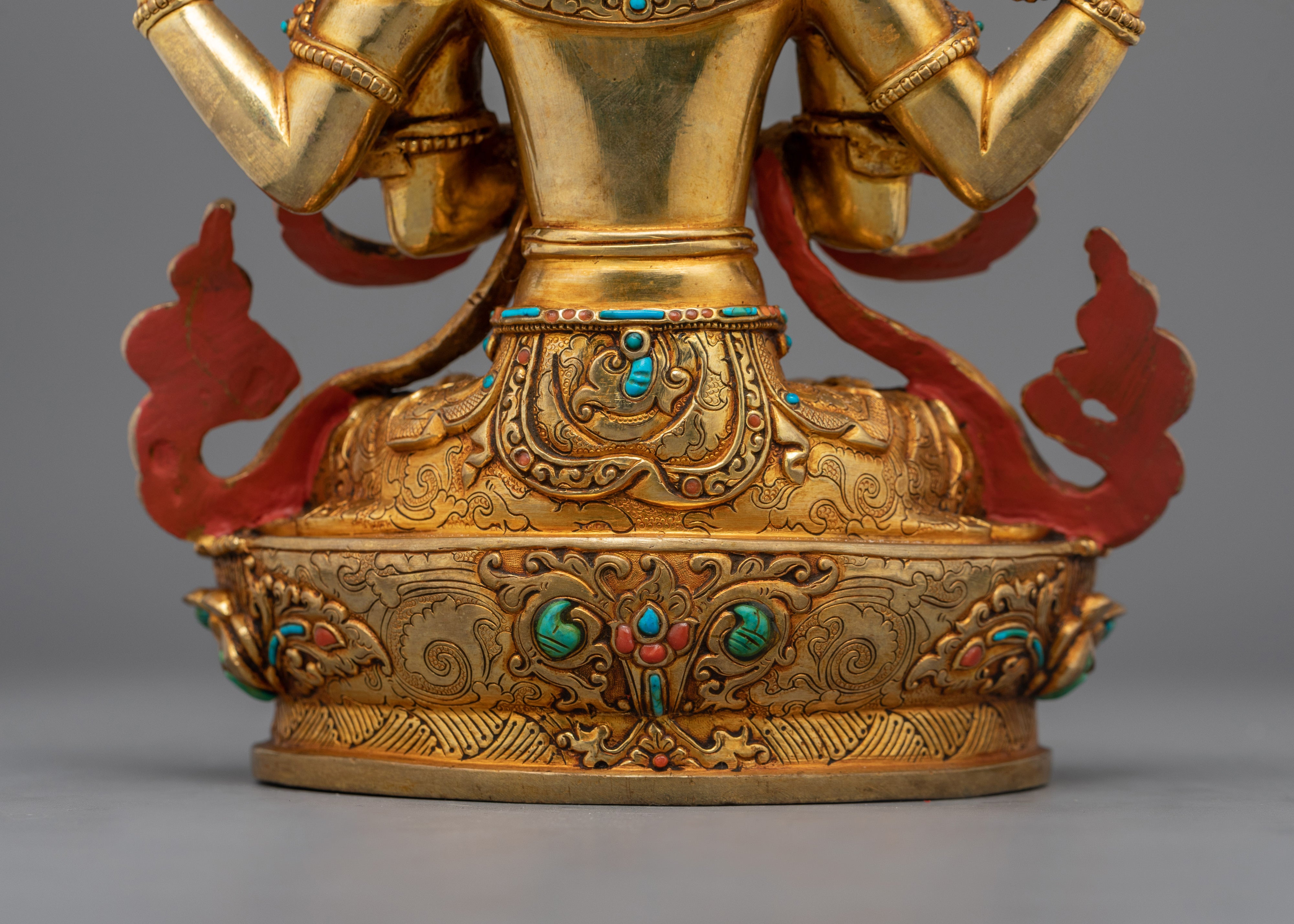 Bodhisattva Set of Five | Forms of Compassion, Purification, Wisdom, Protection, Longevity