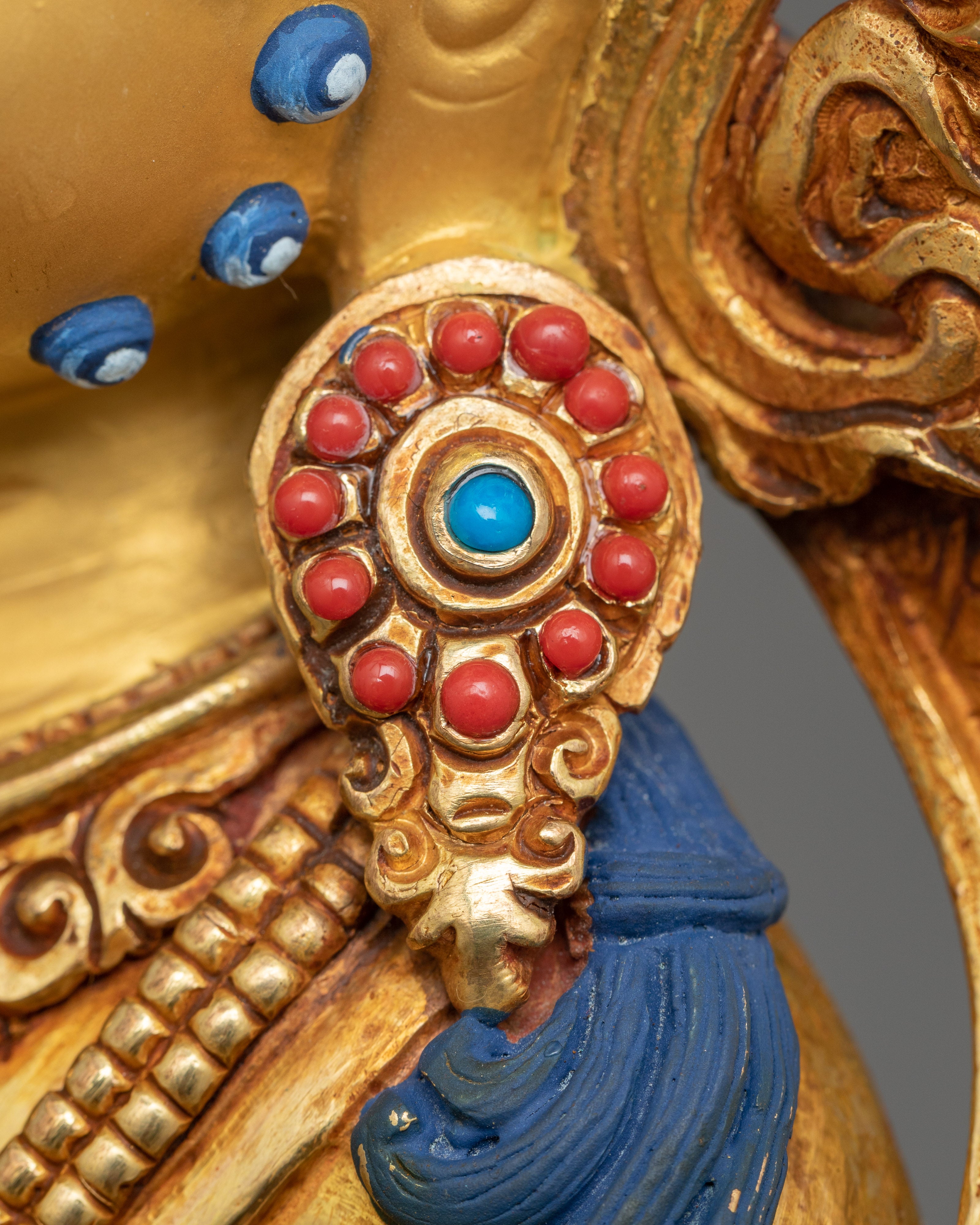 Traditional Tibetan Buddhist Sacred Namtoshe Statue | Prosperity Symbol for Your Home