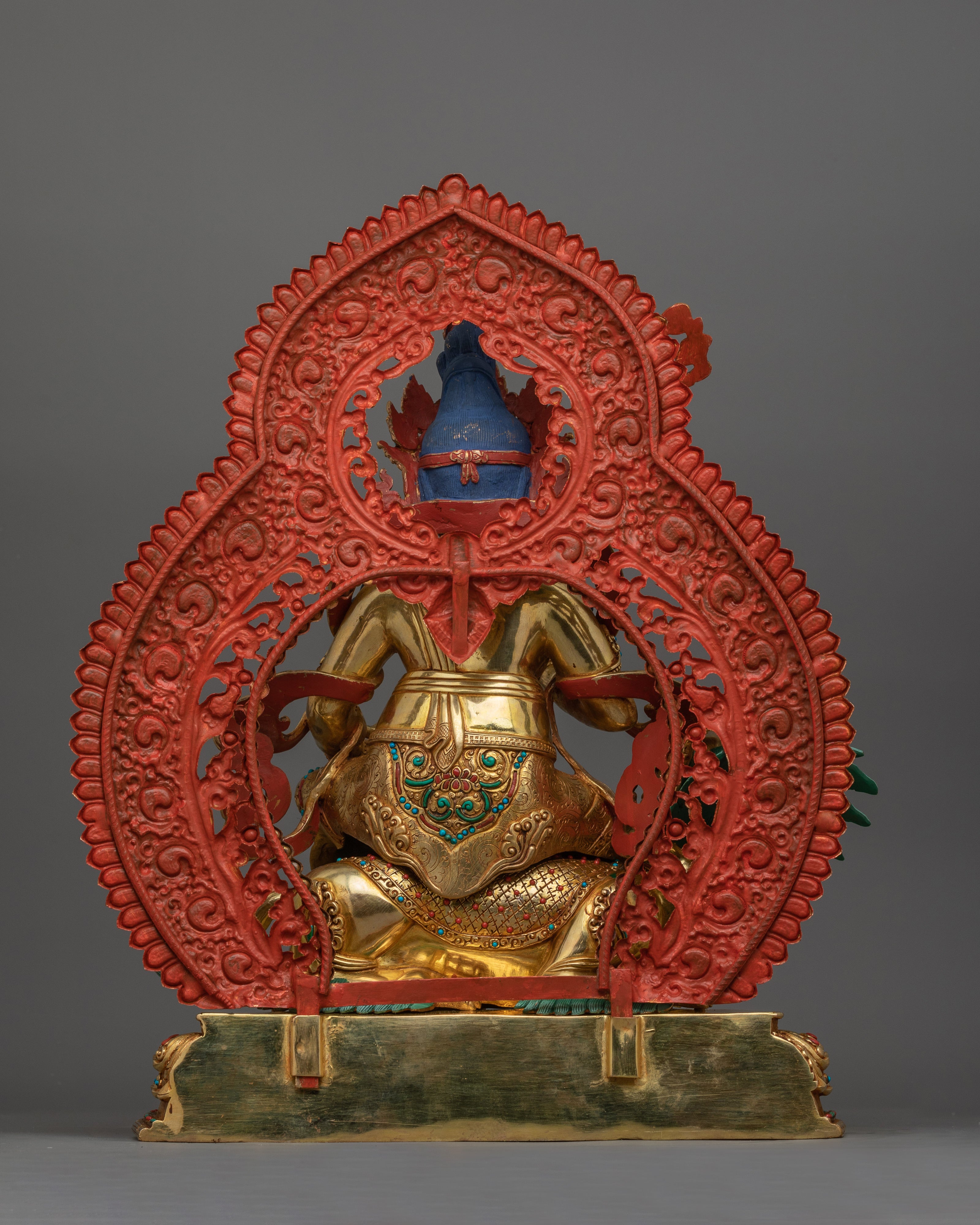 Traditional Tibetan Buddhist Sacred Namtoshe Statue | Prosperity Symbol for Your Home