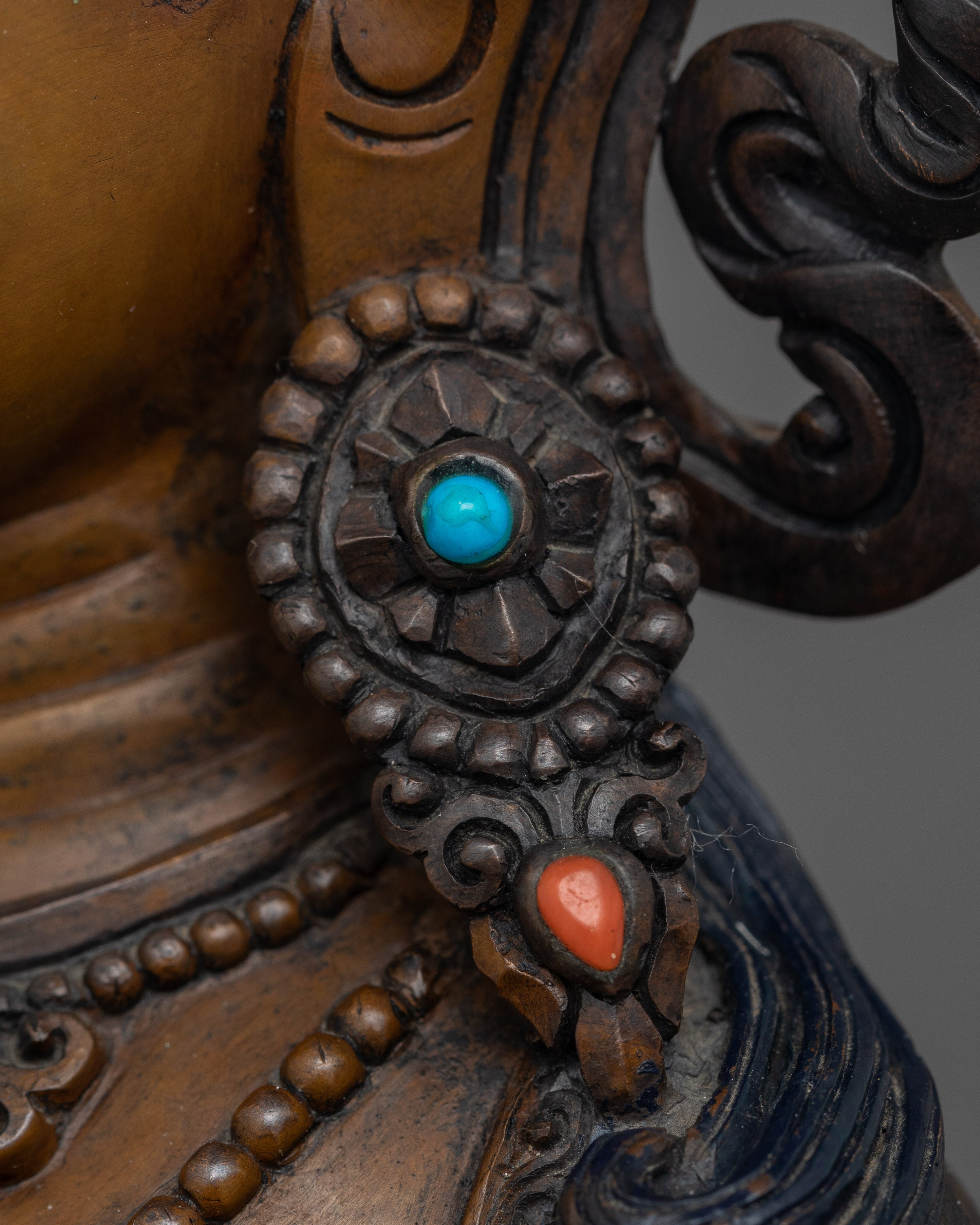 Goddess of Compassion and Healing White Tara | Copper Body, Buddhist Healing Statue