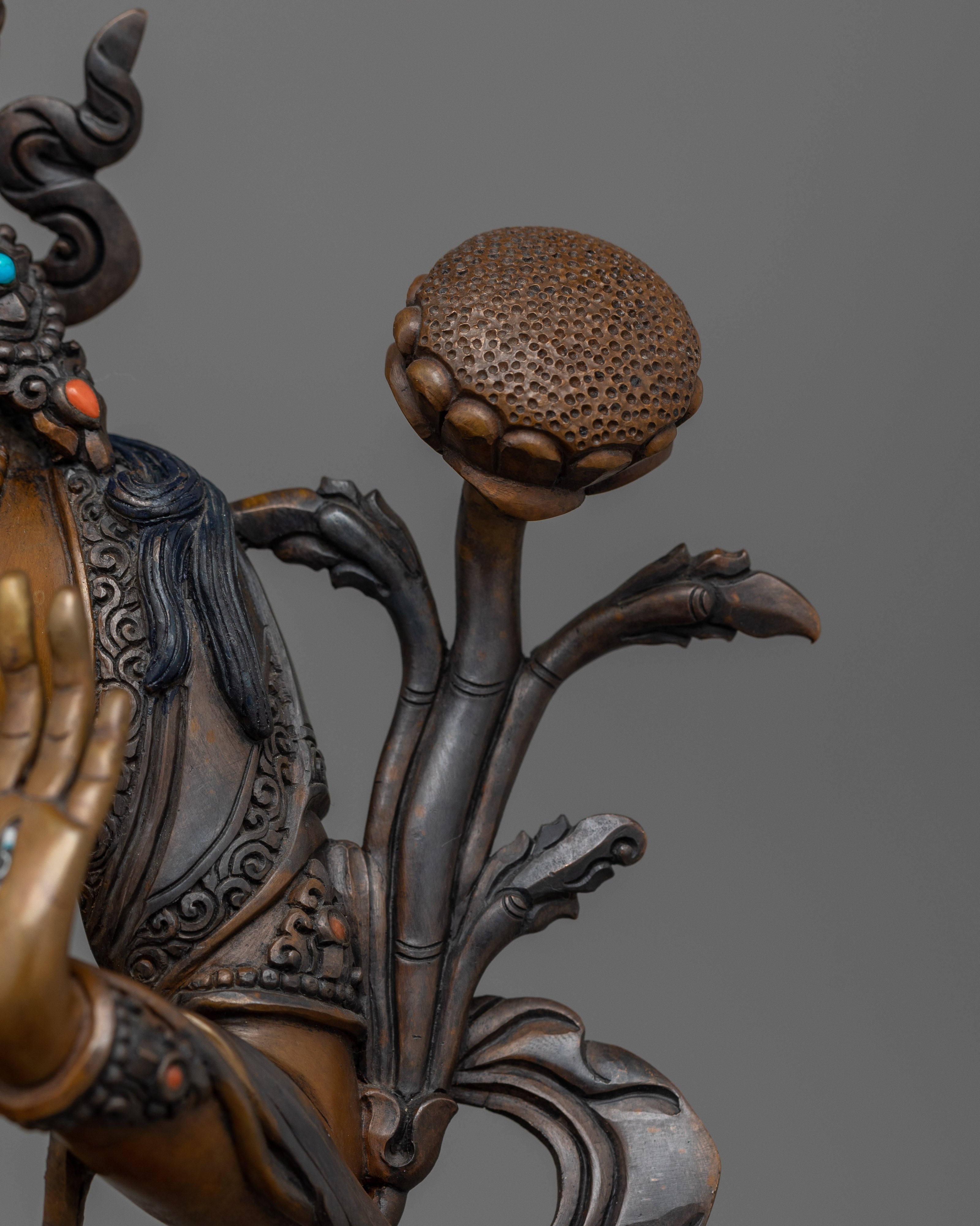 Goddess of Compassion and Healing White Tara | Copper Body, Buddhist Healing Statue