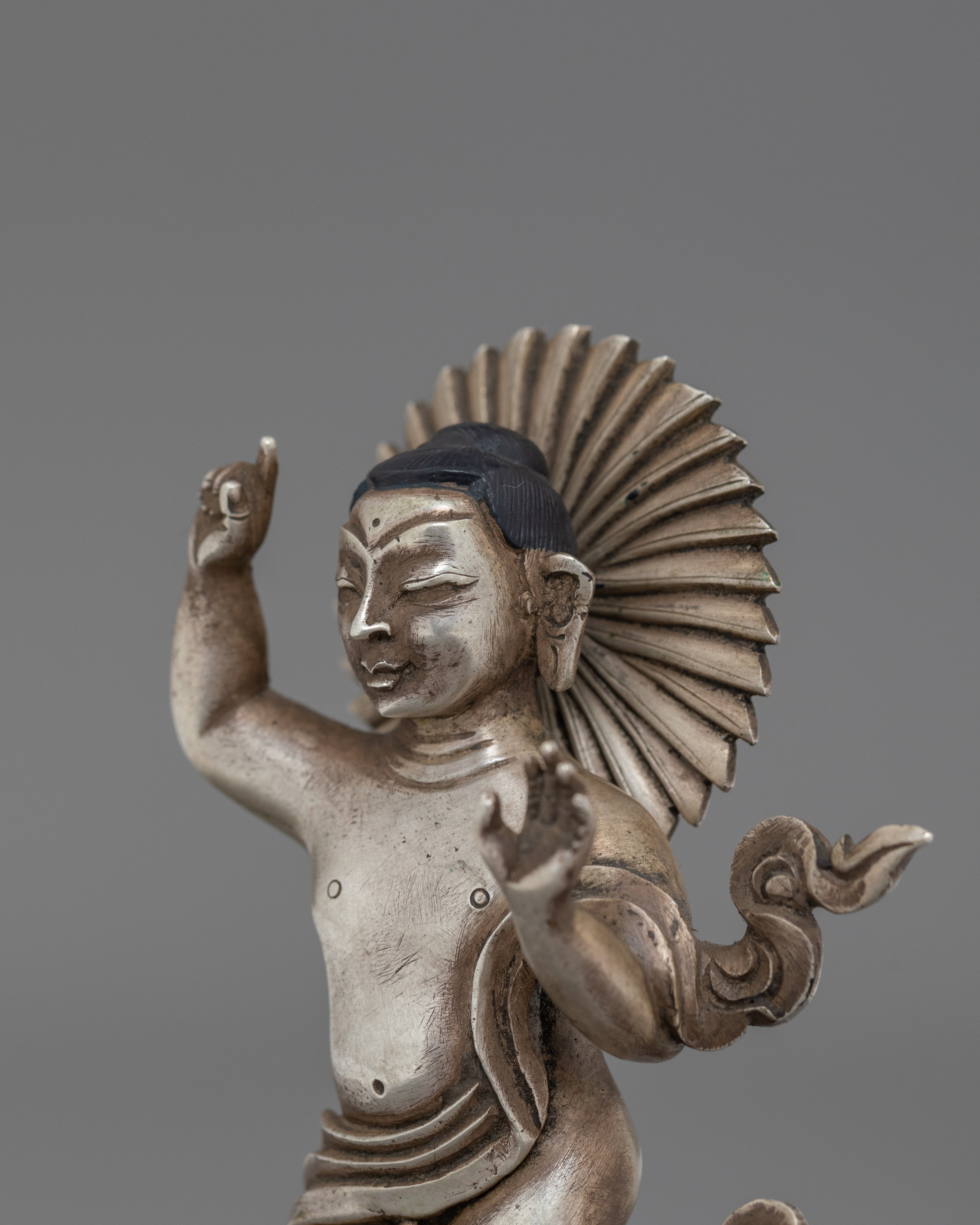 Tibetan Infant Buddha Shakyamuni Statue | A Sacred Journey from Birth to Spiritual Awakening