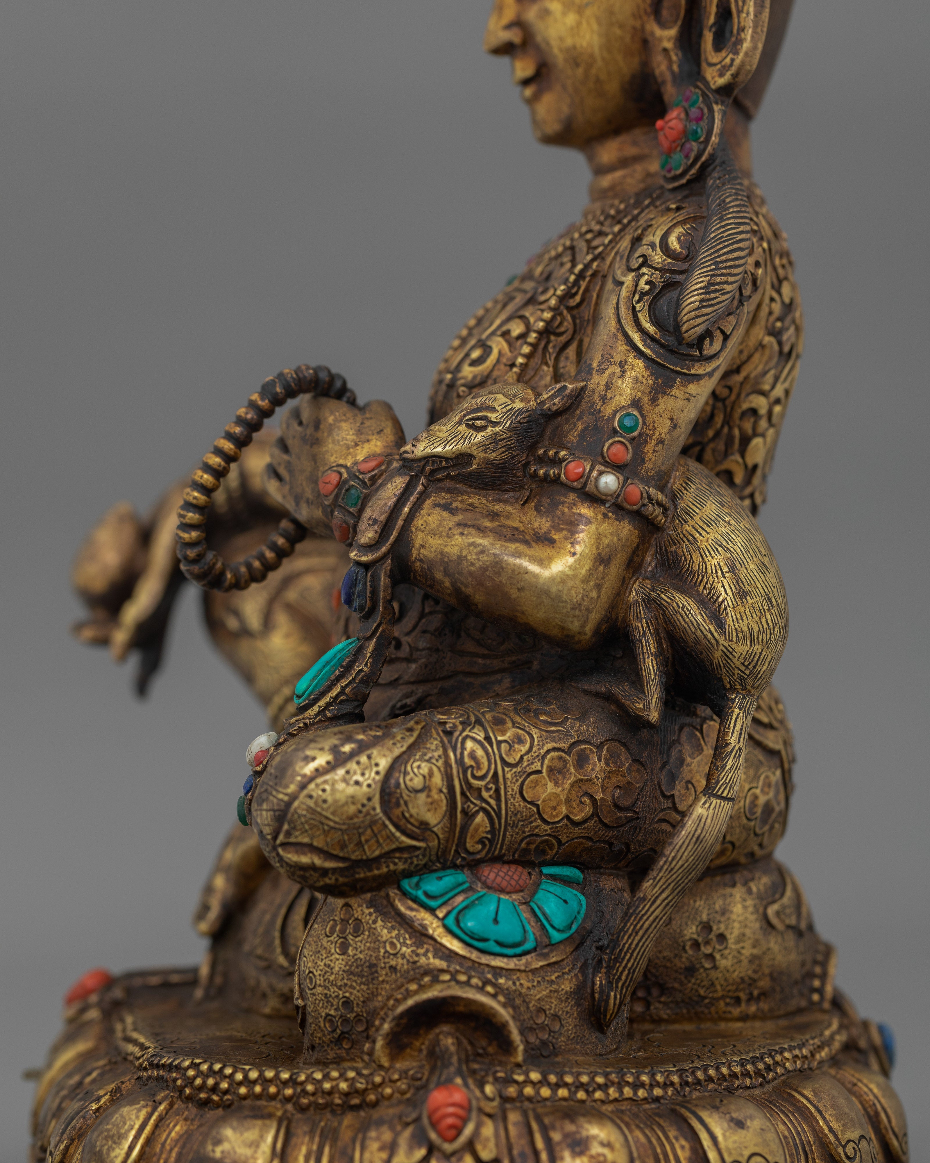 The Abundant Blessings of Dzambhala Figurine | Spirit of Prosperity and Compassion