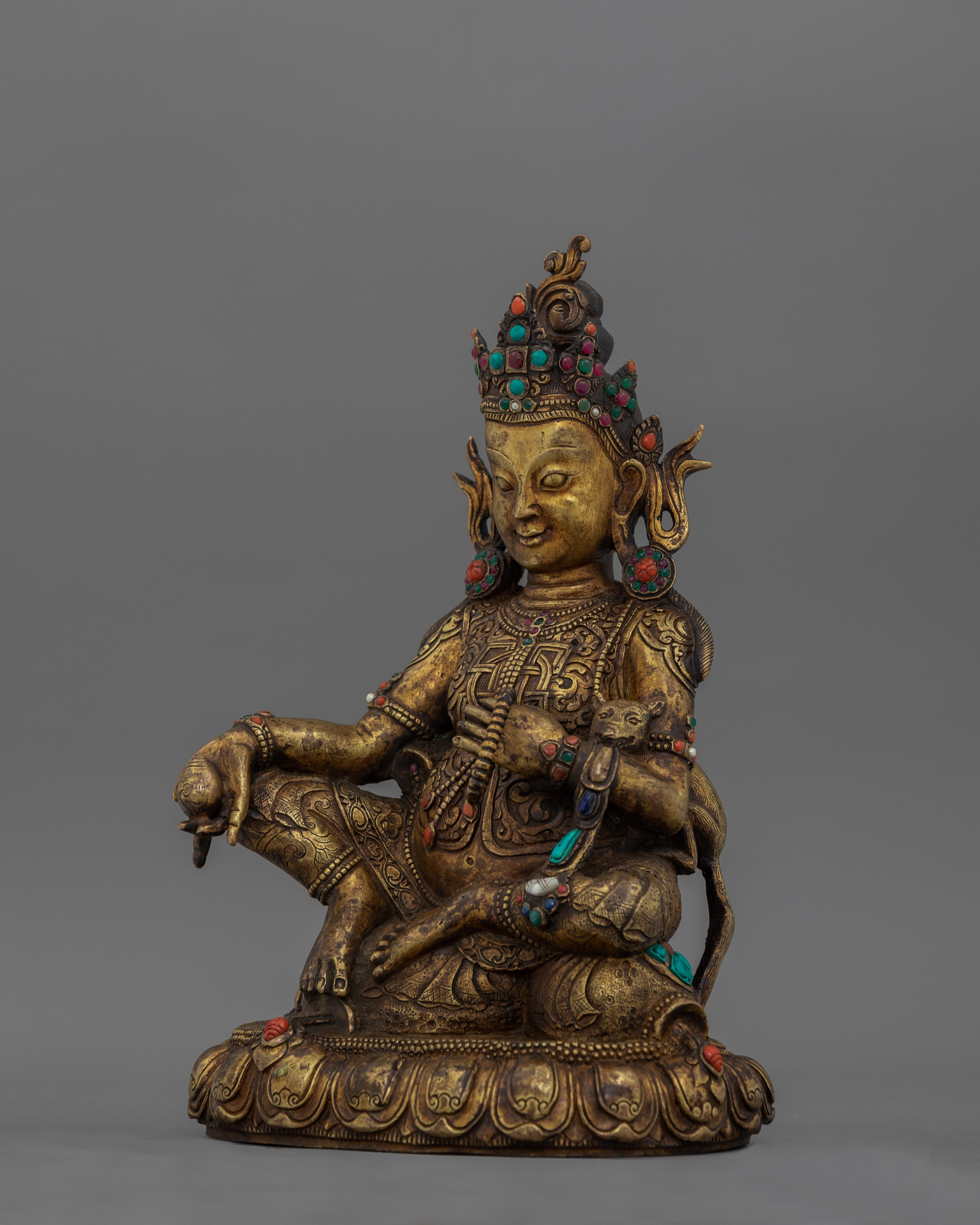 The Abundant Blessings of Dzambhala Figurine | Spirit of Prosperity and Compassion