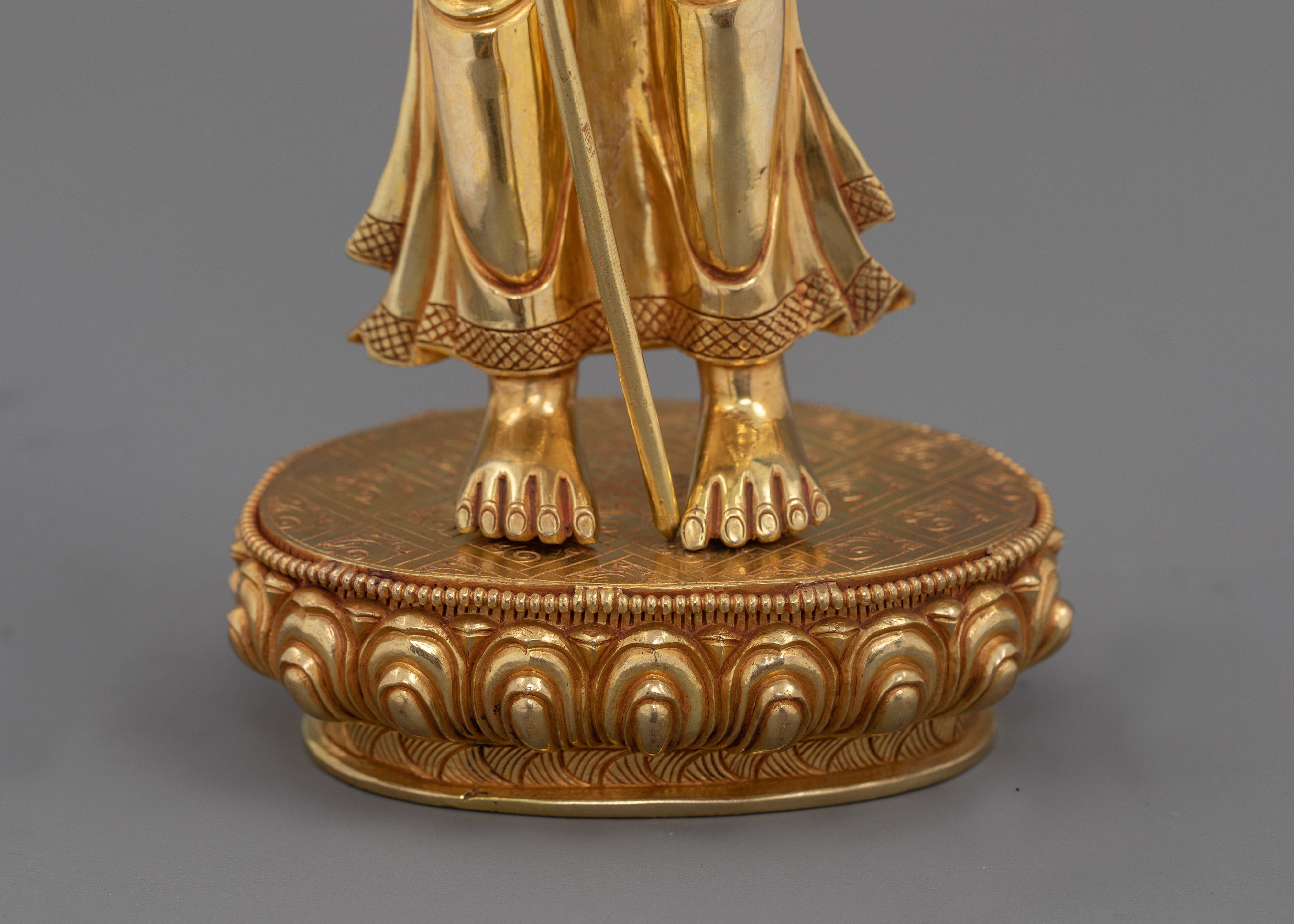 Shakyamuni Buddha with Ananda and Kashyapa | Symbol of Teaching and Compassion