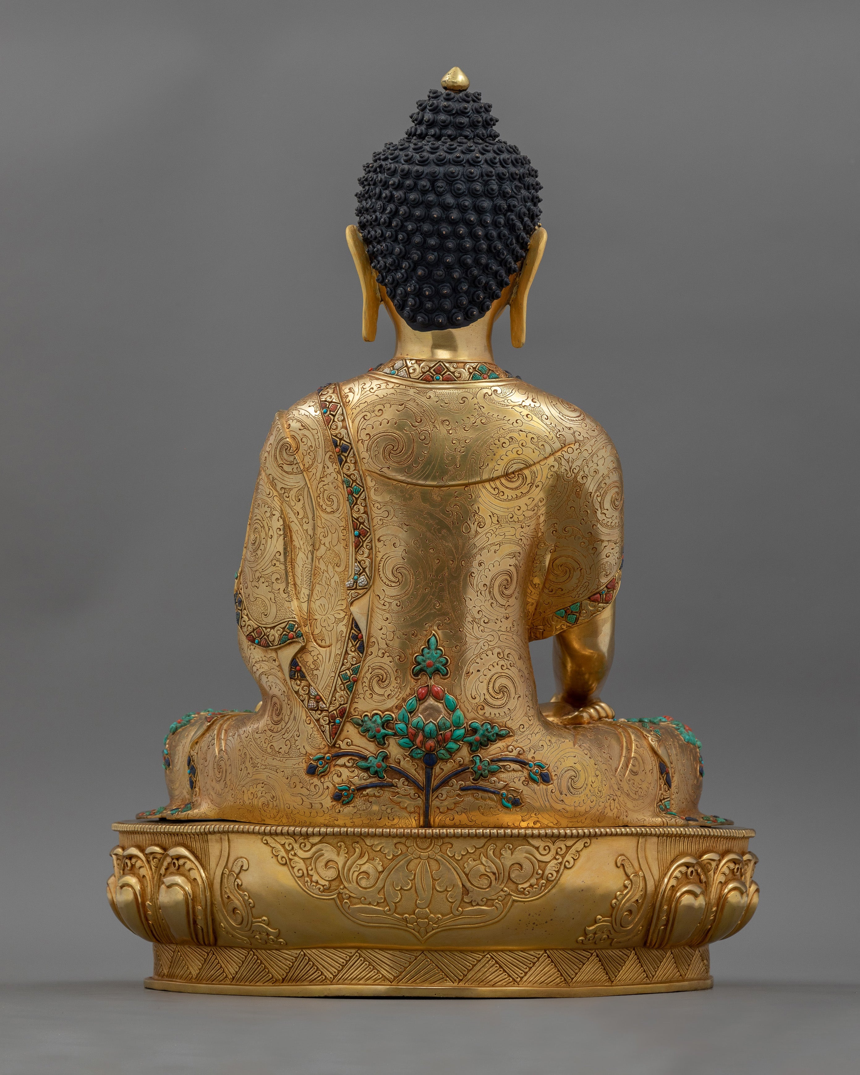 Shakyamuni Buddha with Ananda and Kashyapa | Symbol of Teaching and Compassion