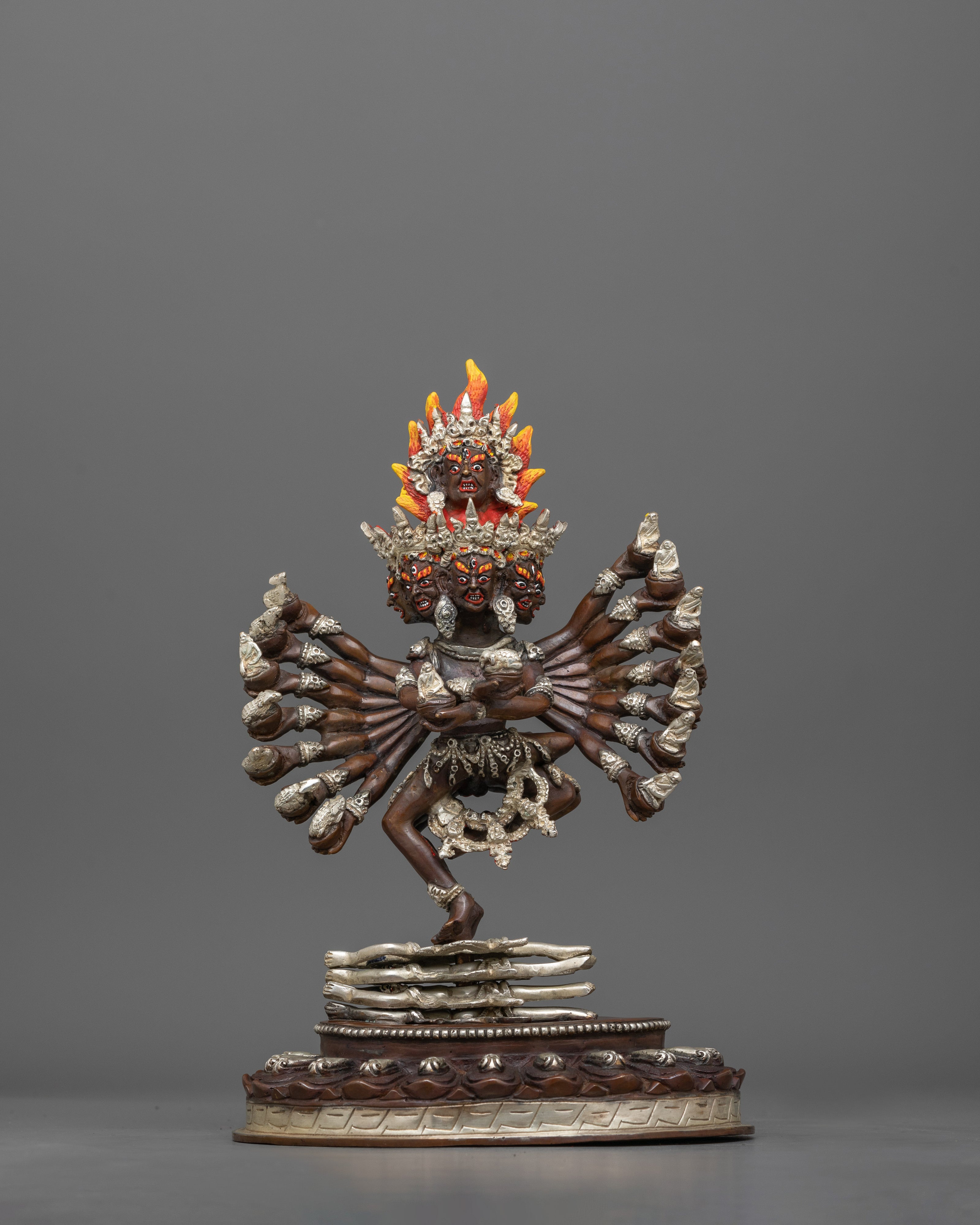 Hevajra Fierce Protector of the Dharma Statue | Wisdom and Compassion with Nairatmya