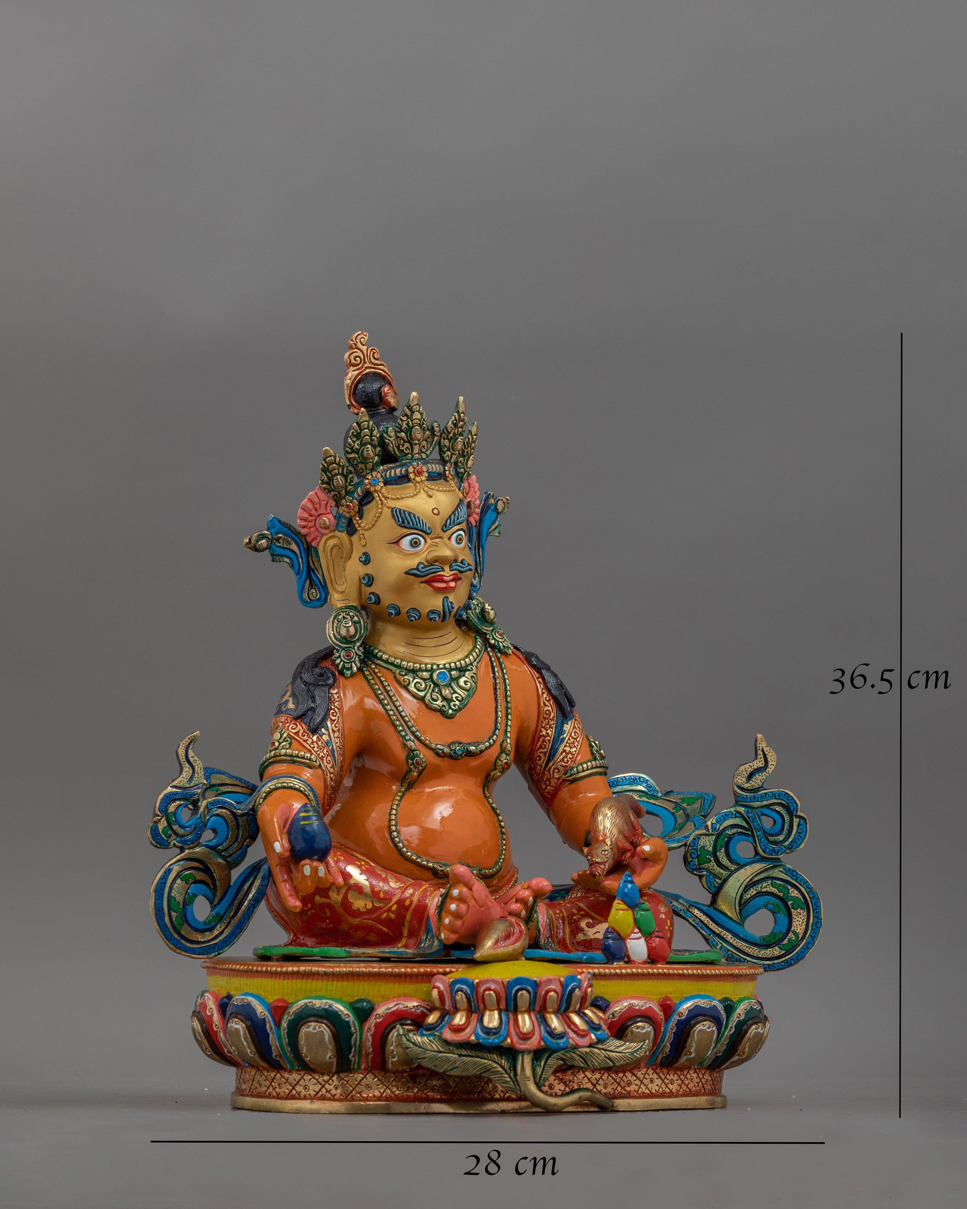 Prosperity Deity Dzambhala Statue