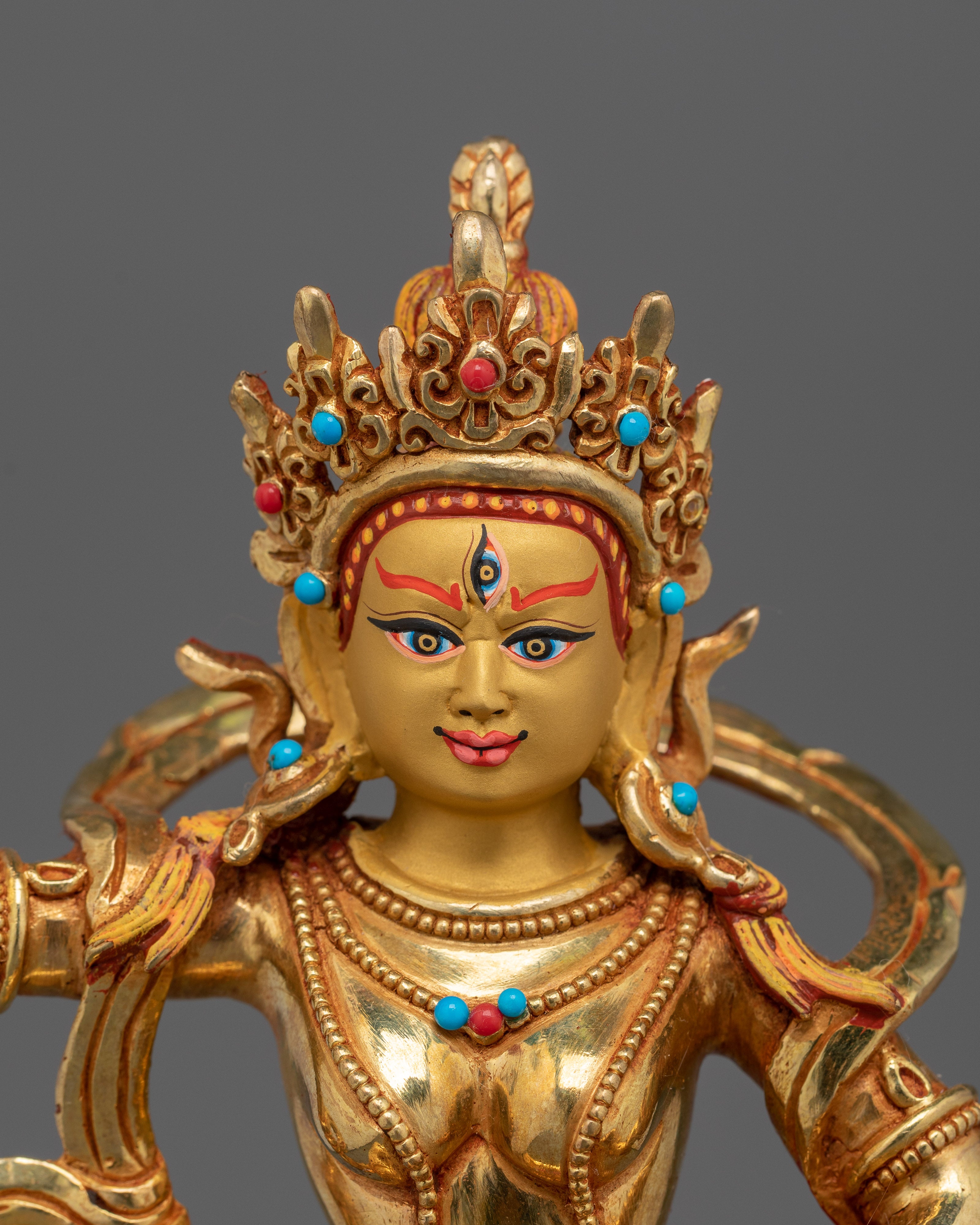 Tibetan Buddhist Female Yogini Machig Labdron Statue | Enlightened Wise Dakini