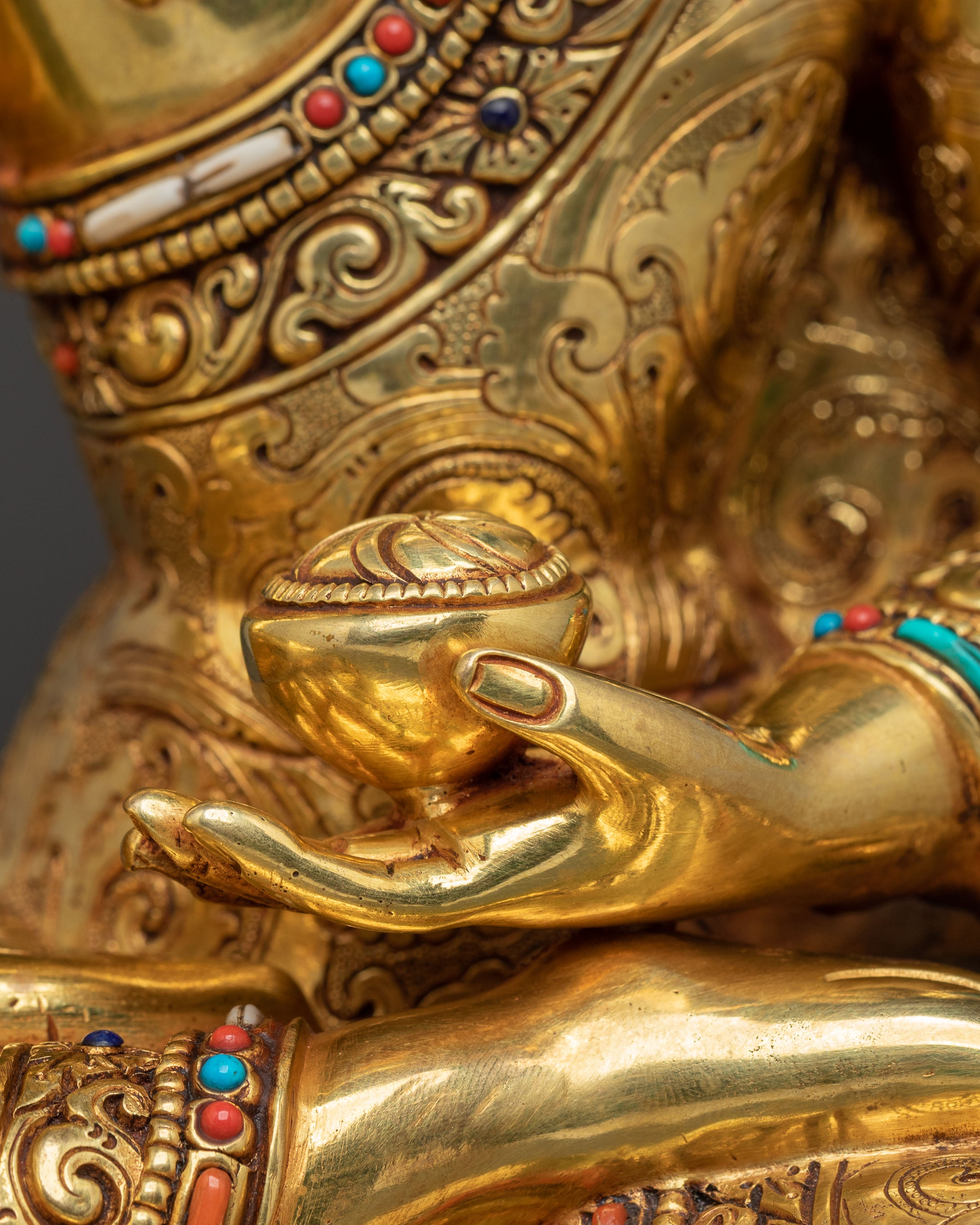 Handmade Three Great Buddha Statues Set | Shakyamuni, Amitabha, Medicine Buddha