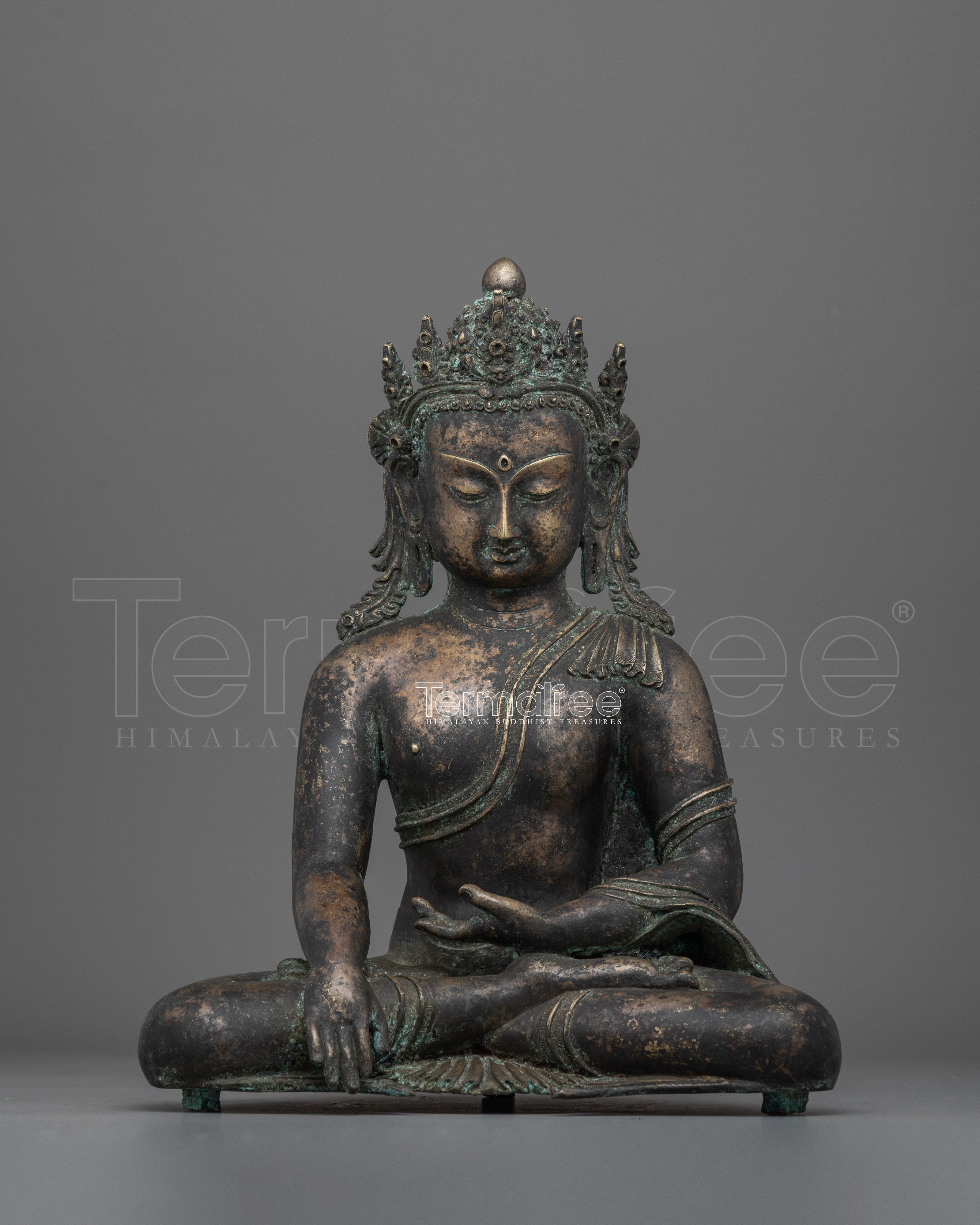Serene Shakyamuni Enlightened Buddha | Symbol of Tranquility and Enlightenment
