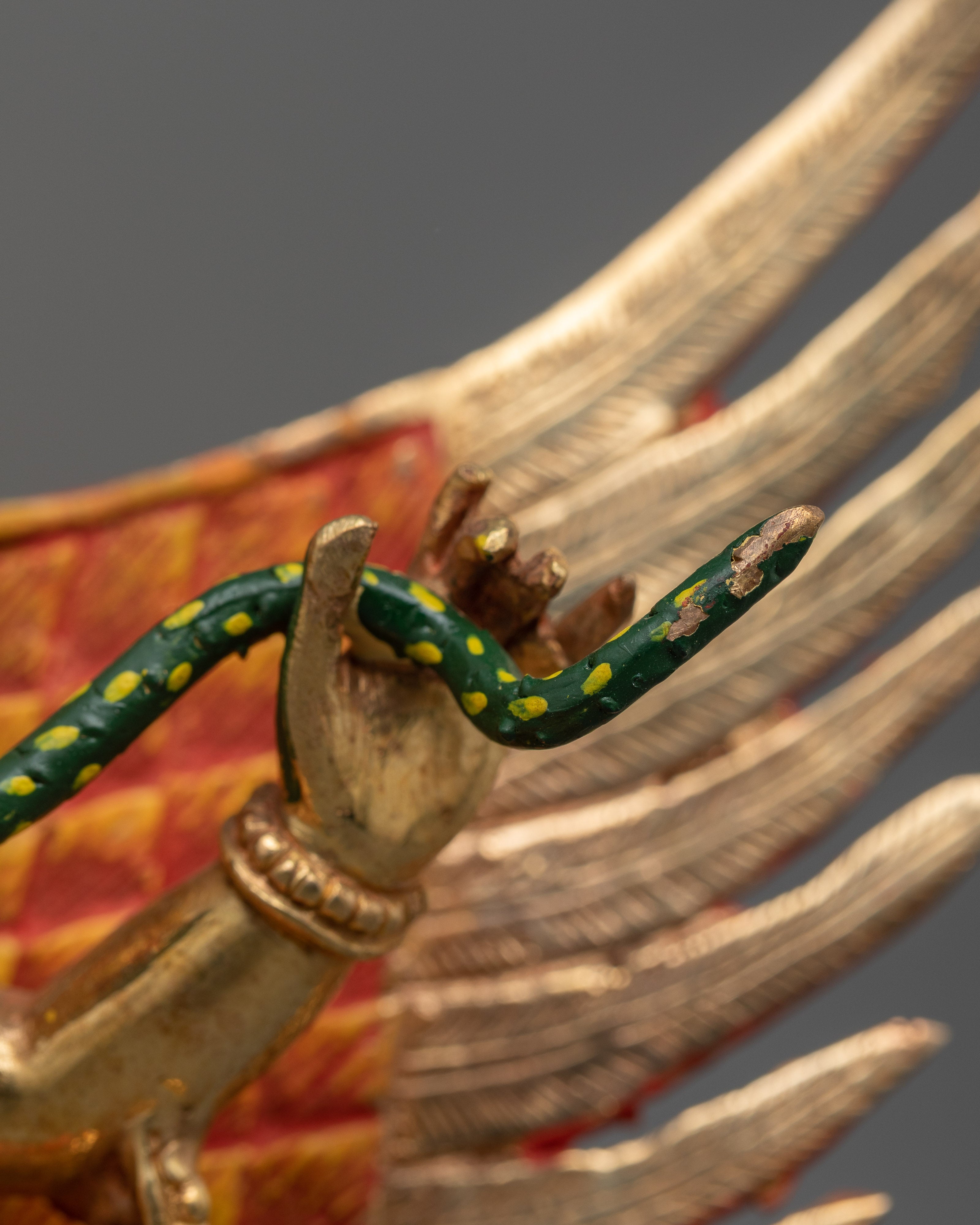 Traditional Hindu Deity Garuda Statue | Handcrafted Spiritual Artwork