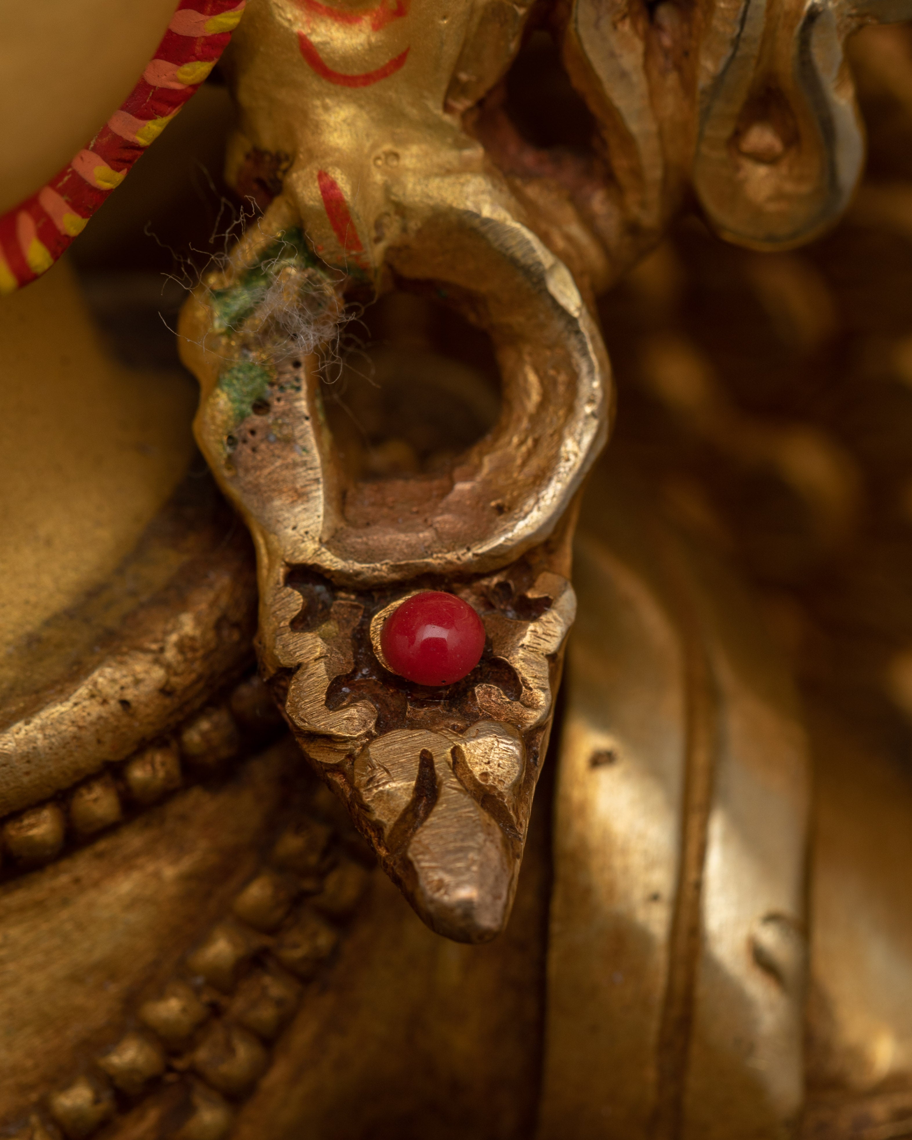 Handcarved Hindu Deity Garuda Sculpture | Tibetan Buddhism Artwork