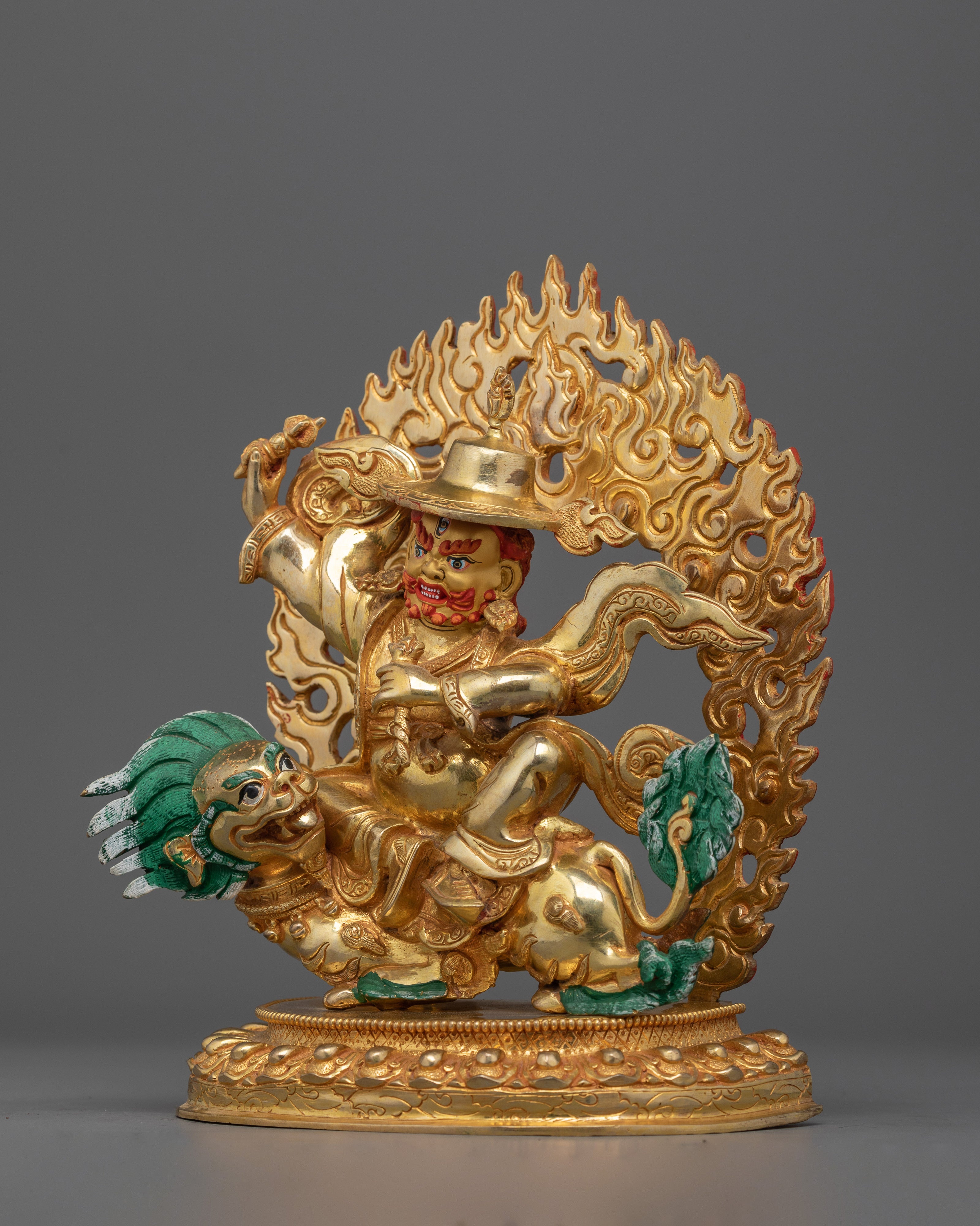 Himalayan Artwork Dorje Legpa Figurine | Handcrafted Buddhist Protector Deity