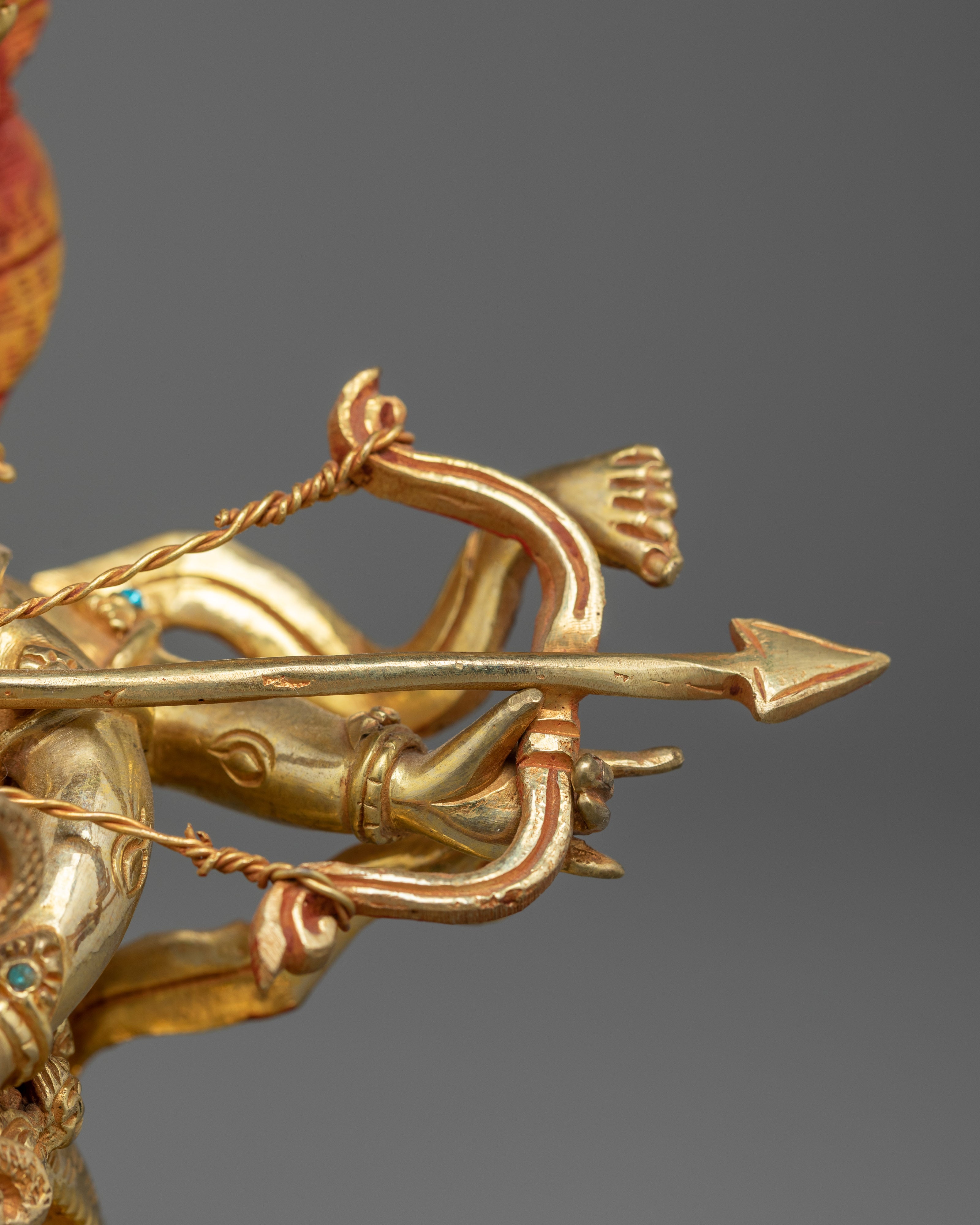 Protector of the Dharma Mahakala Rahula Statue | Traditional Tibetan Art