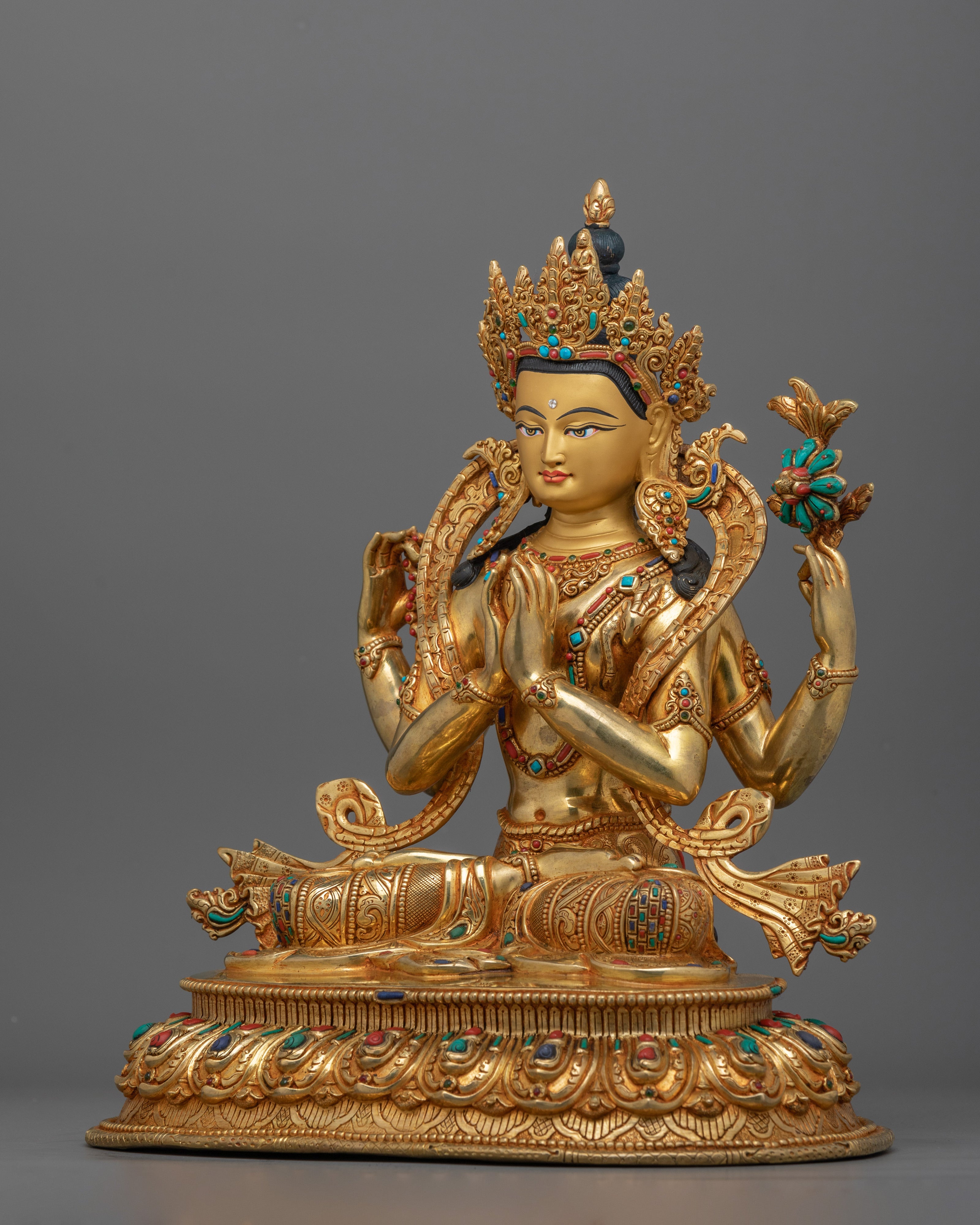 Avalokiteshvara Chenresig Bodhisattva Statue | Embodiment of Compassion