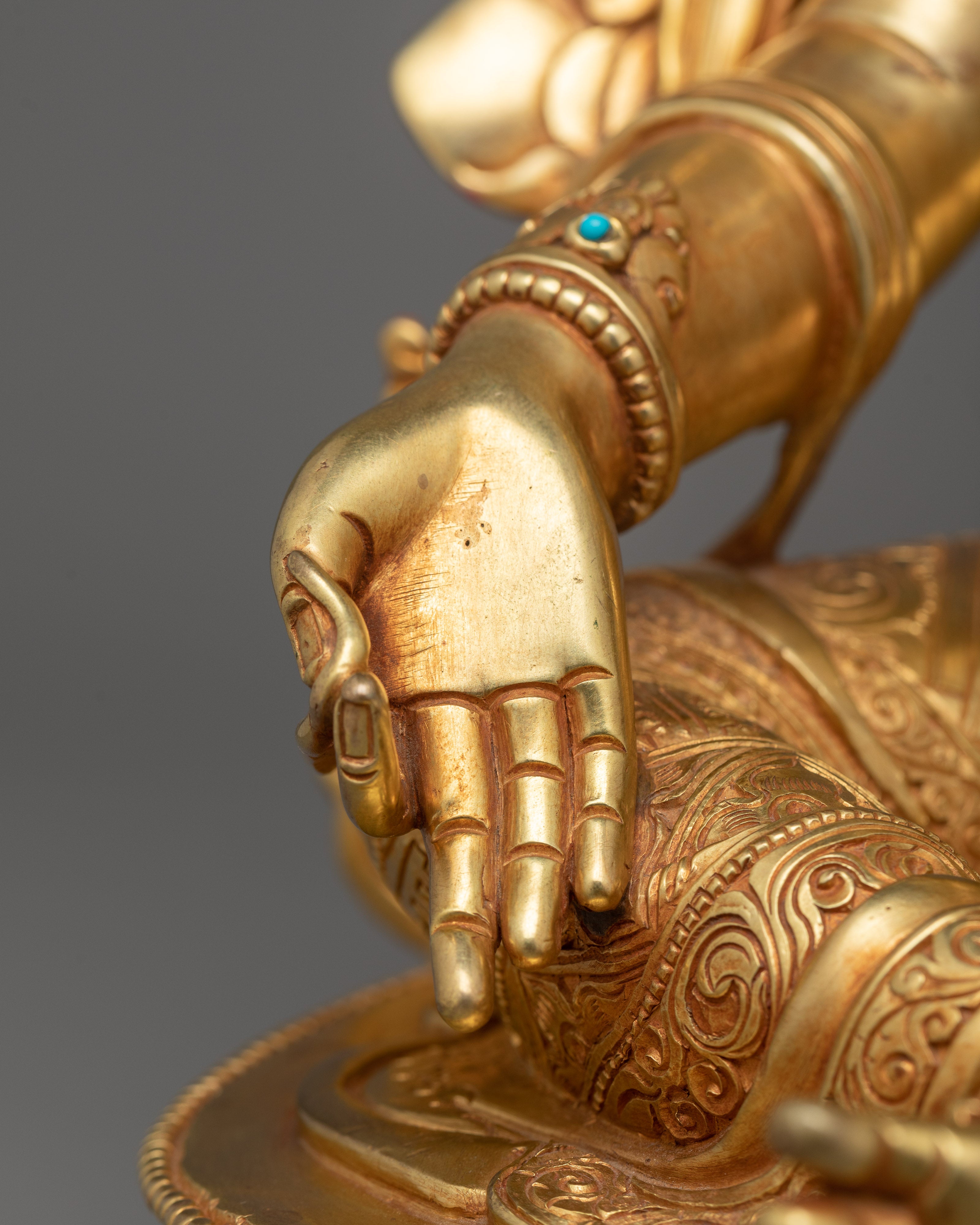 Green Tara Bodhisattva Goddess Statue | Compassionate Dharma Protector