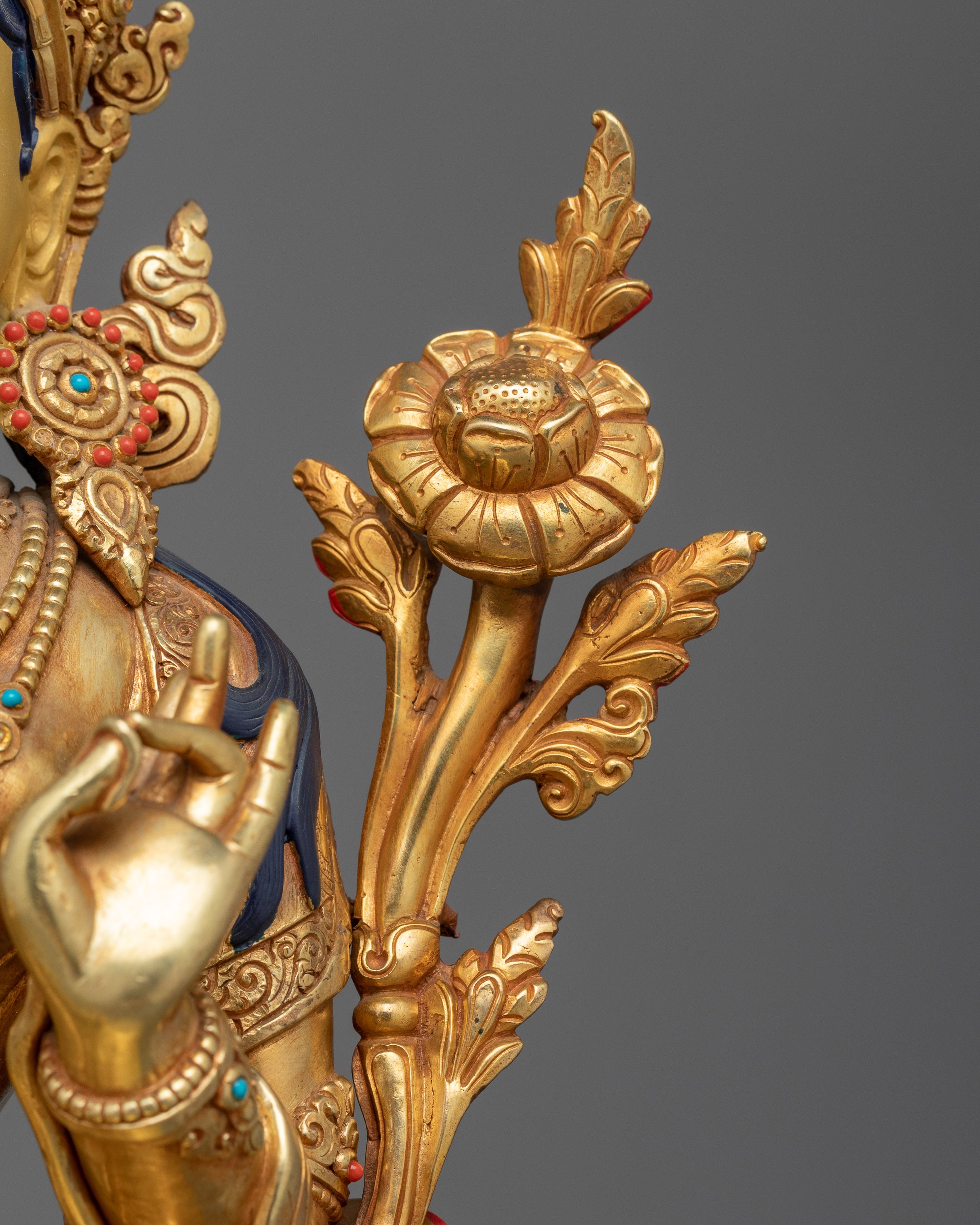 Green Tara Bodhisattva Goddess Statue | Compassionate Dharma Protector