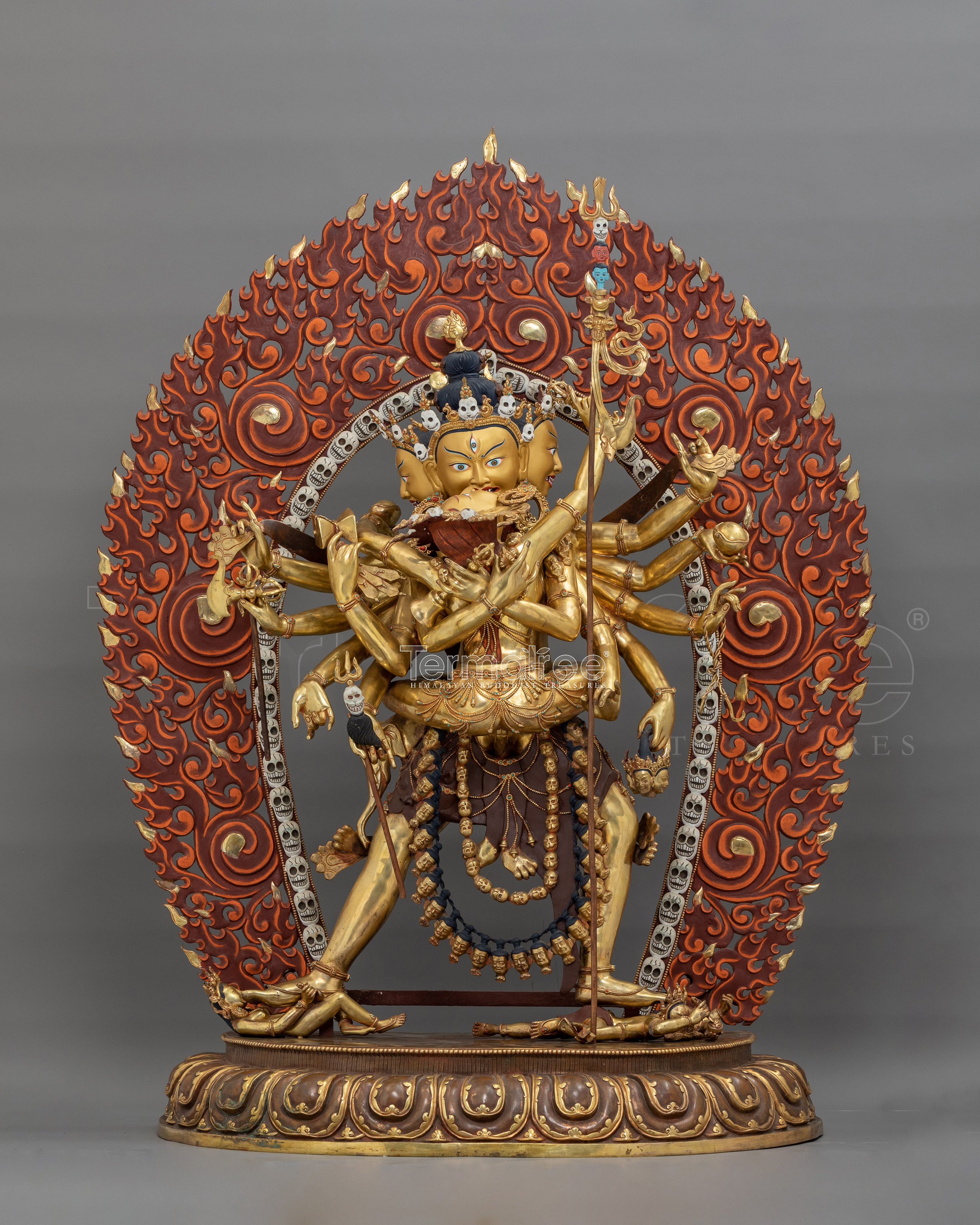 Yidam Chakrasamvara Dharma Buddha | Majestic Buddhist Deity Statue
