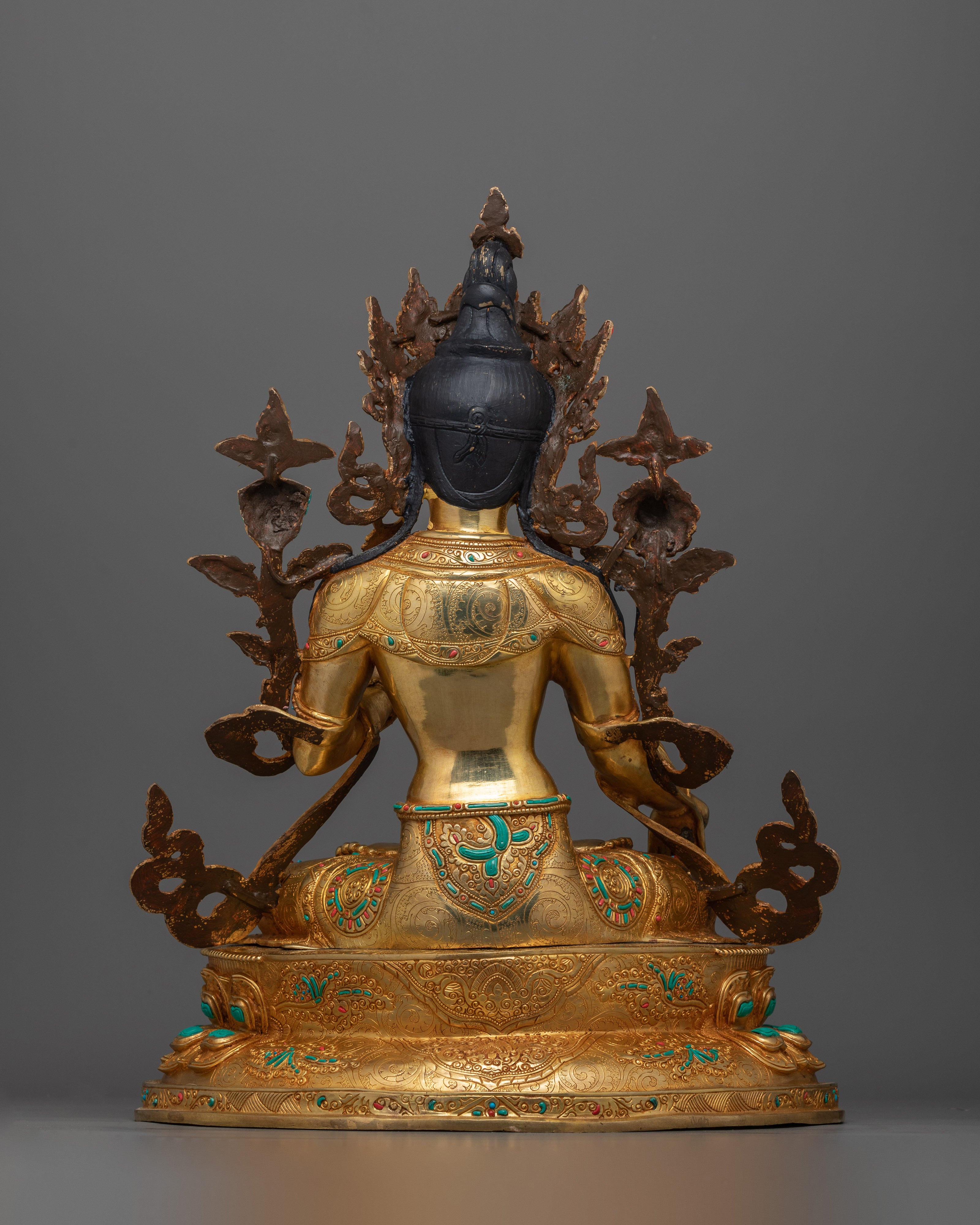 Handcarved White Tara Female Bodhisattva | Embodiment of Healing and Compassion