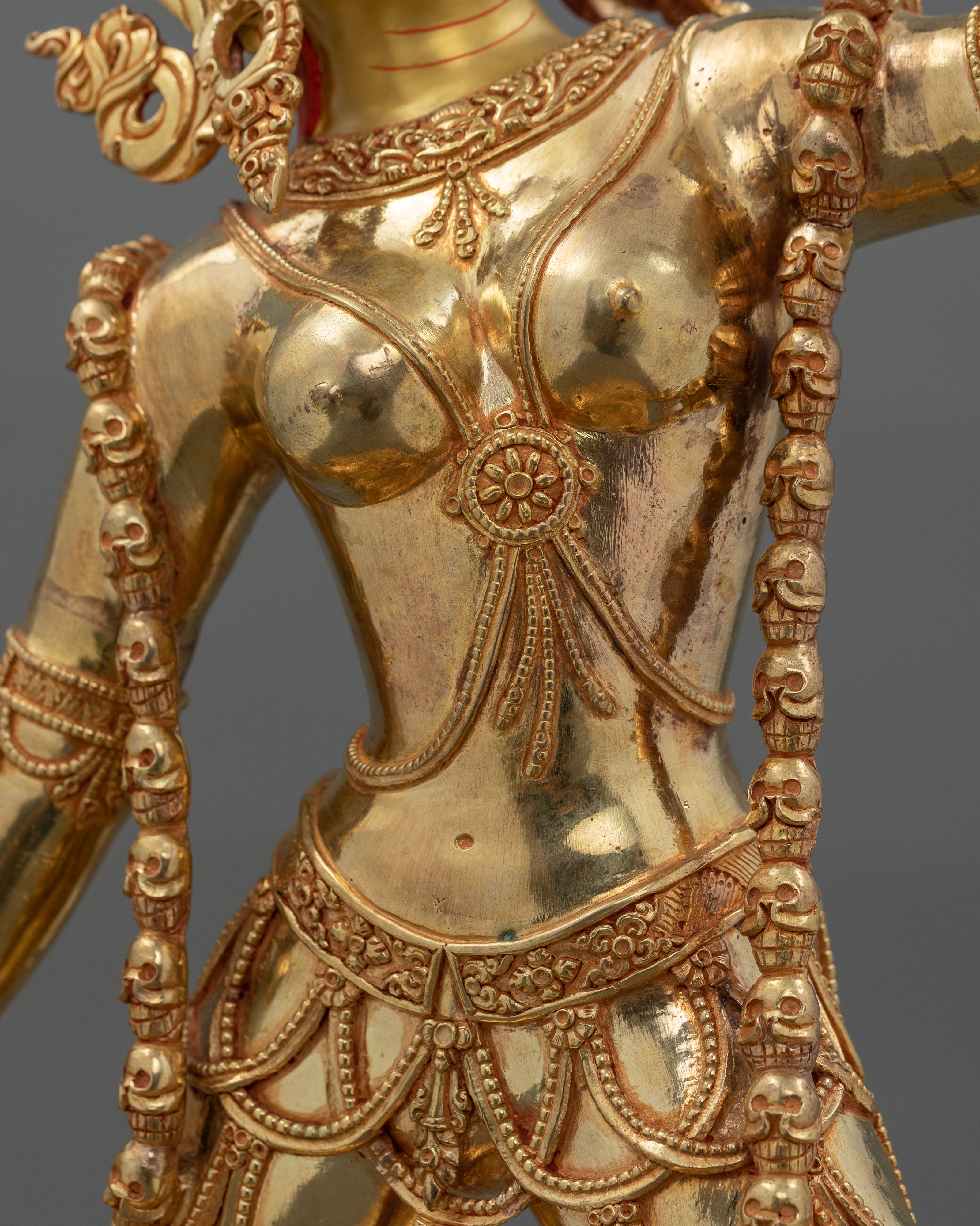 Handcarved Tibetan Buddhism Vajrayogini Statue | Goddess of Tantric Wisdom