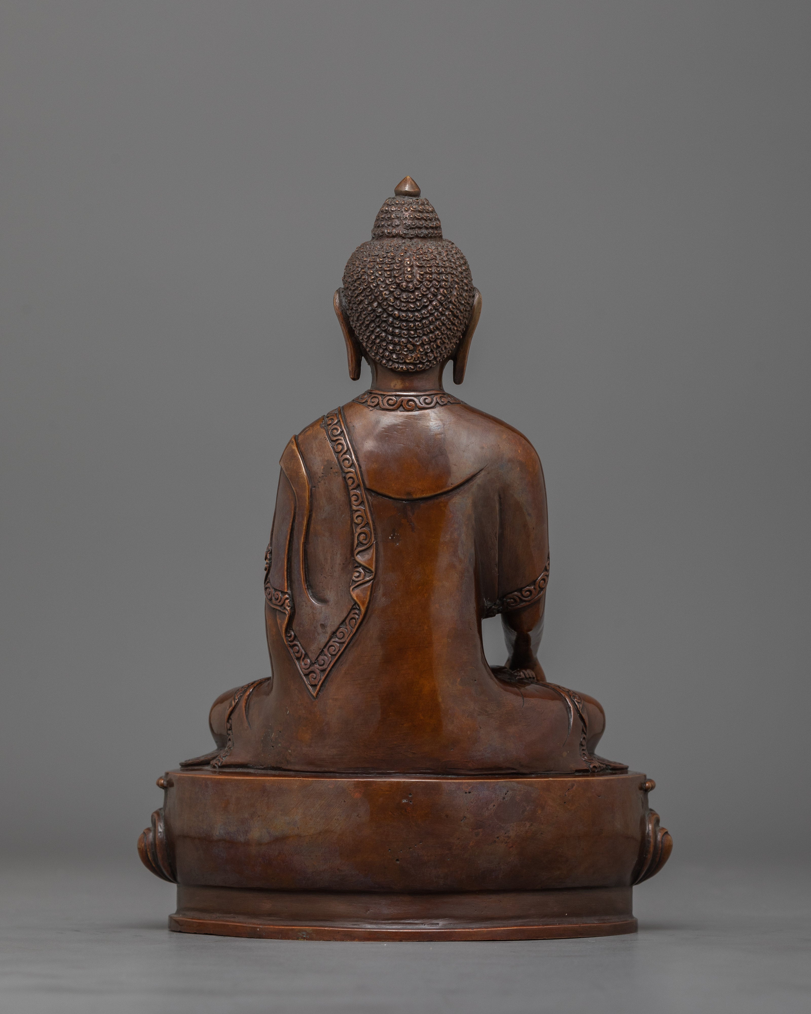 Handcarved Five Dhyani Buddha Statue | Tibetan Buddhism Artwork