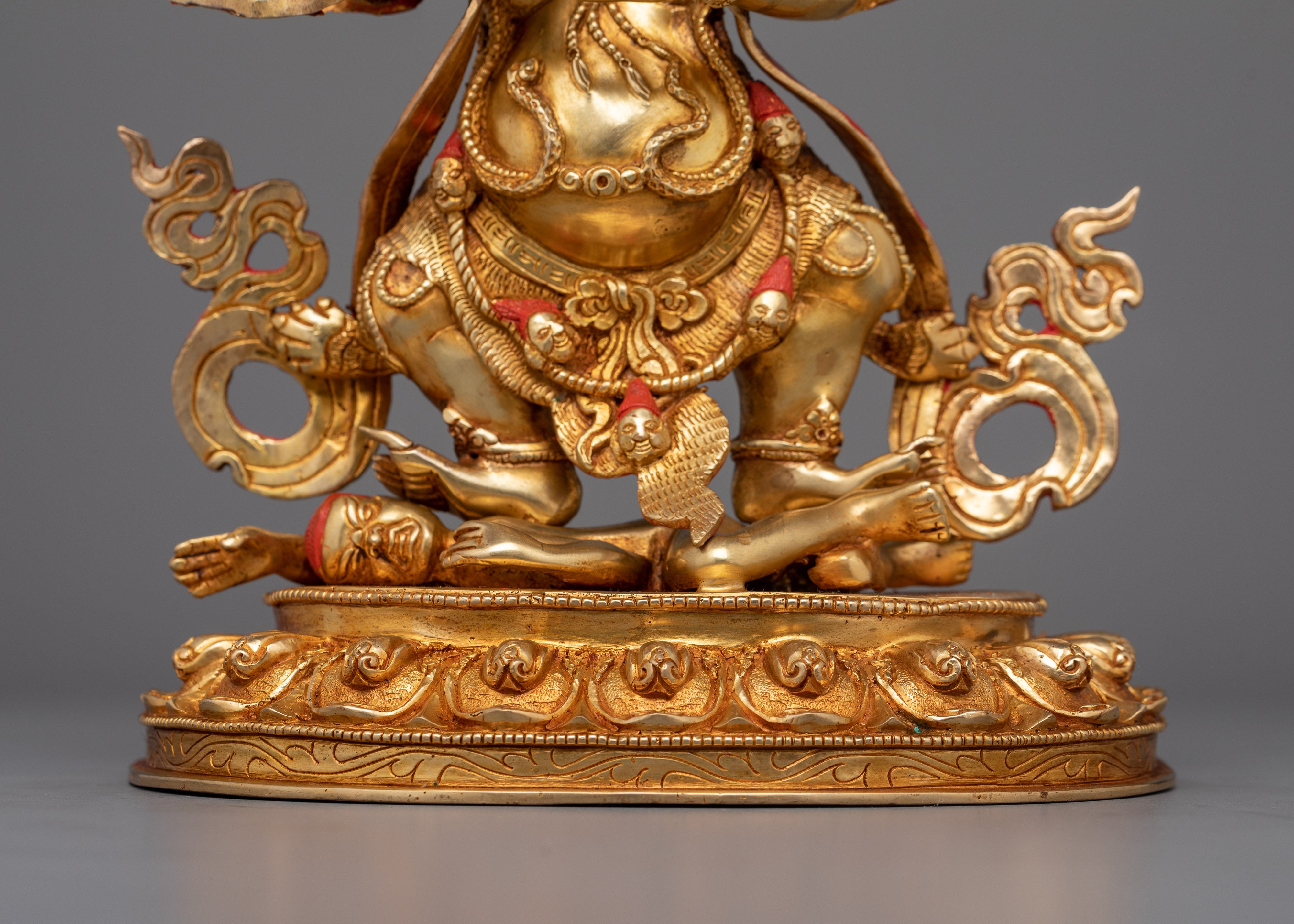 Wrathful Sakya Mahakala Figure | Protector of Wisdom and Compassion