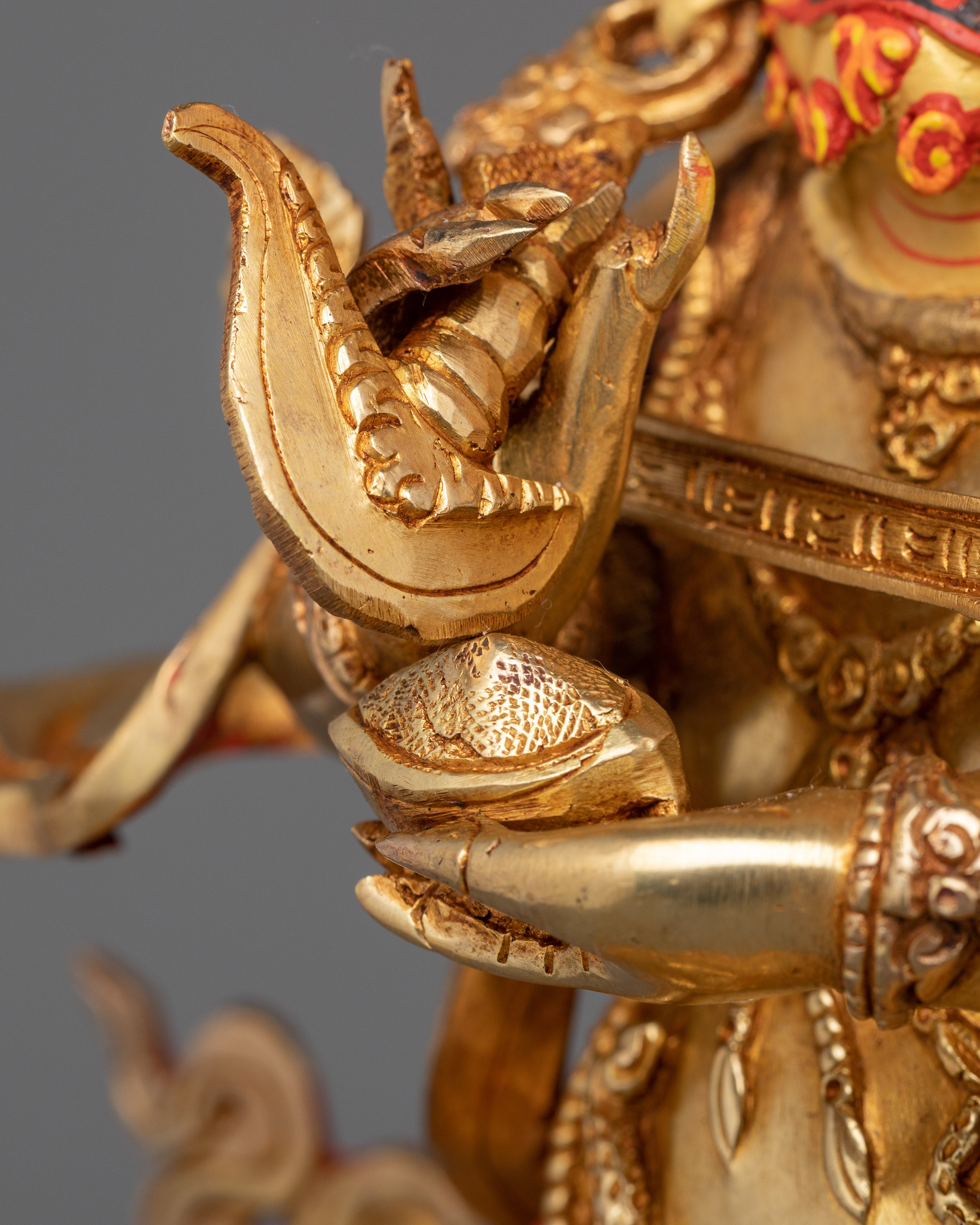 Wrathful Sakya Mahakala Figure | Protector of Wisdom and Compassion