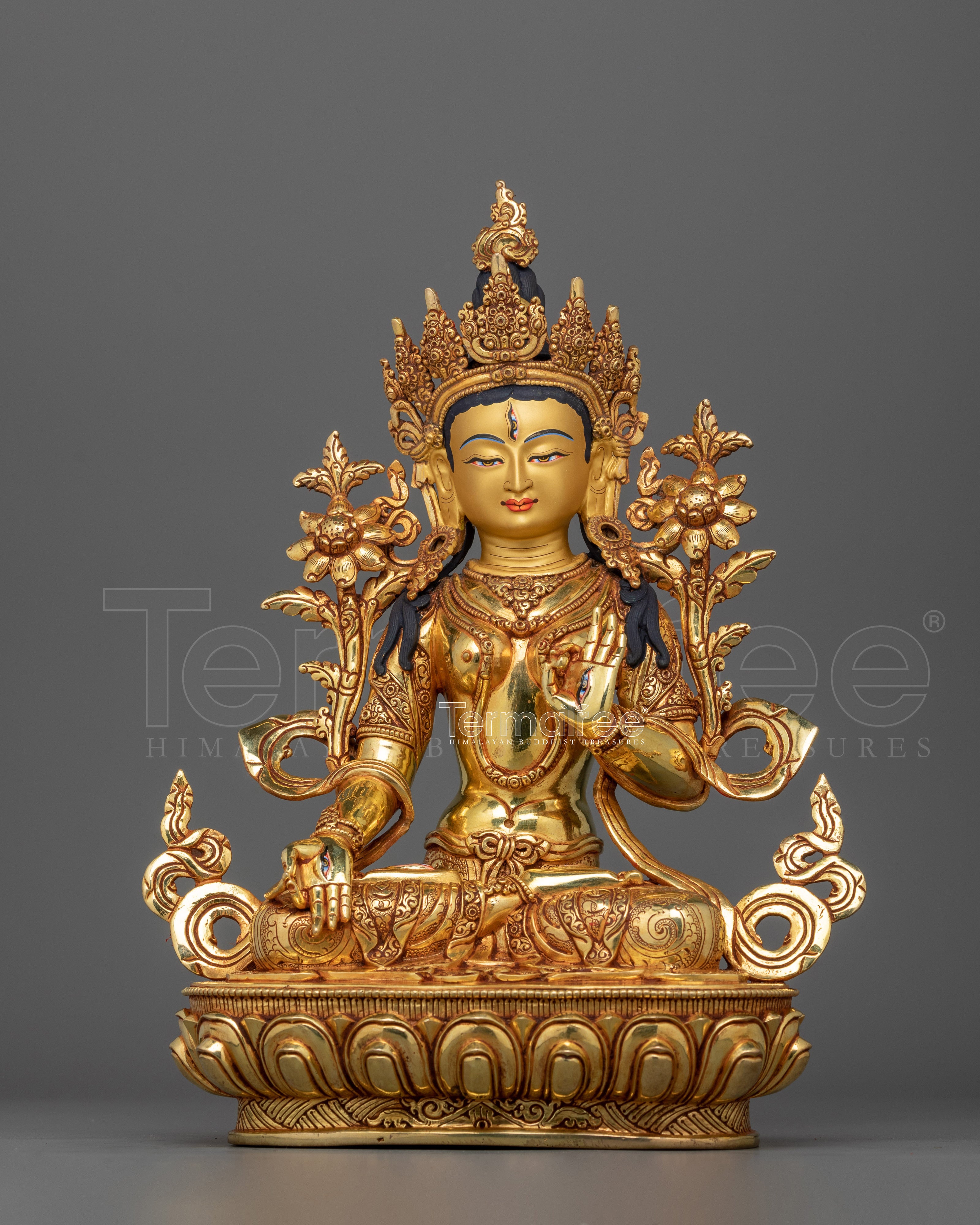 Tibetan Goddess Rupa White Tara | The Divine Protector of Longevity
