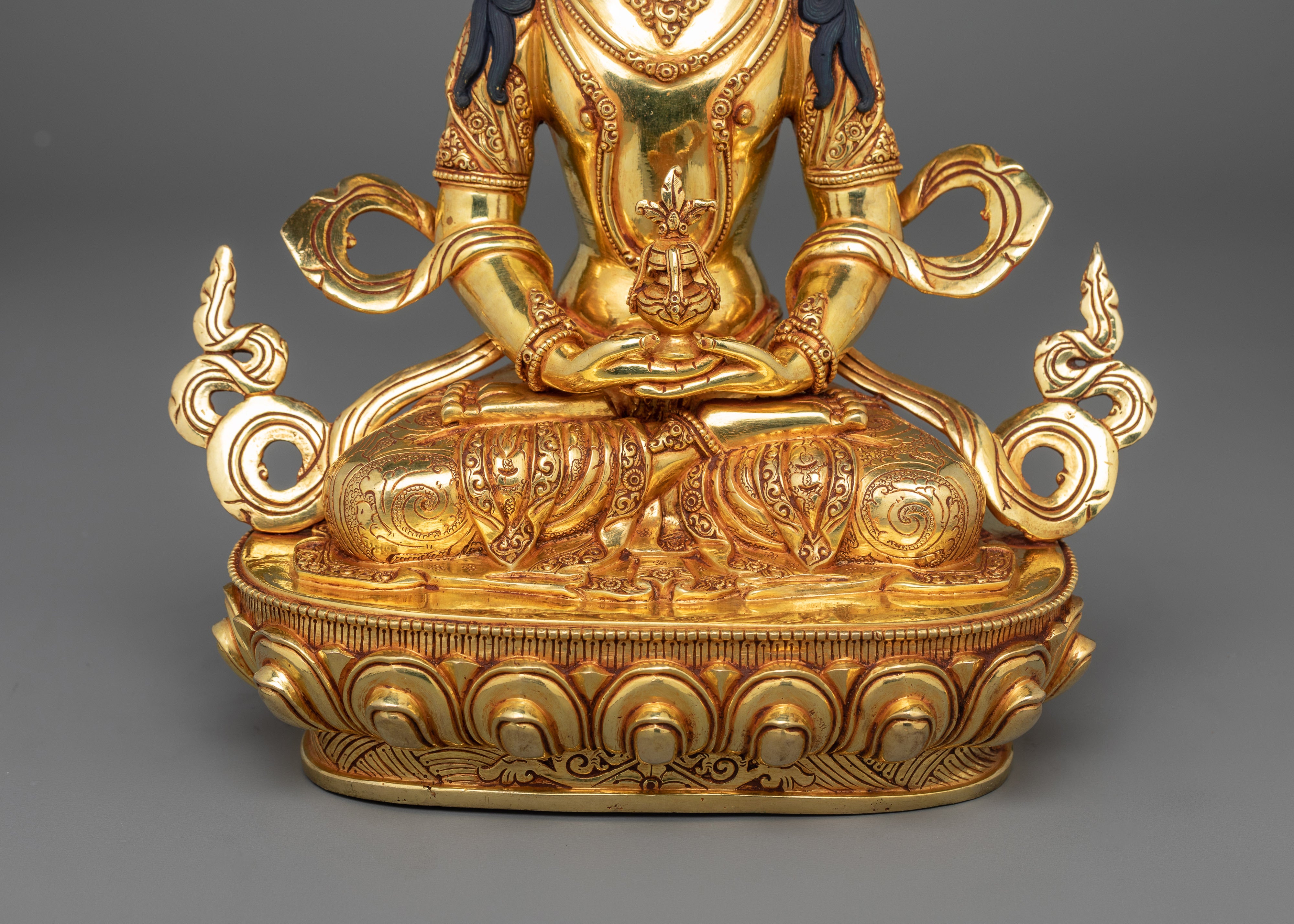 Serene Amitayus Tibetan Buddha Statue | The Infinite Life Deity