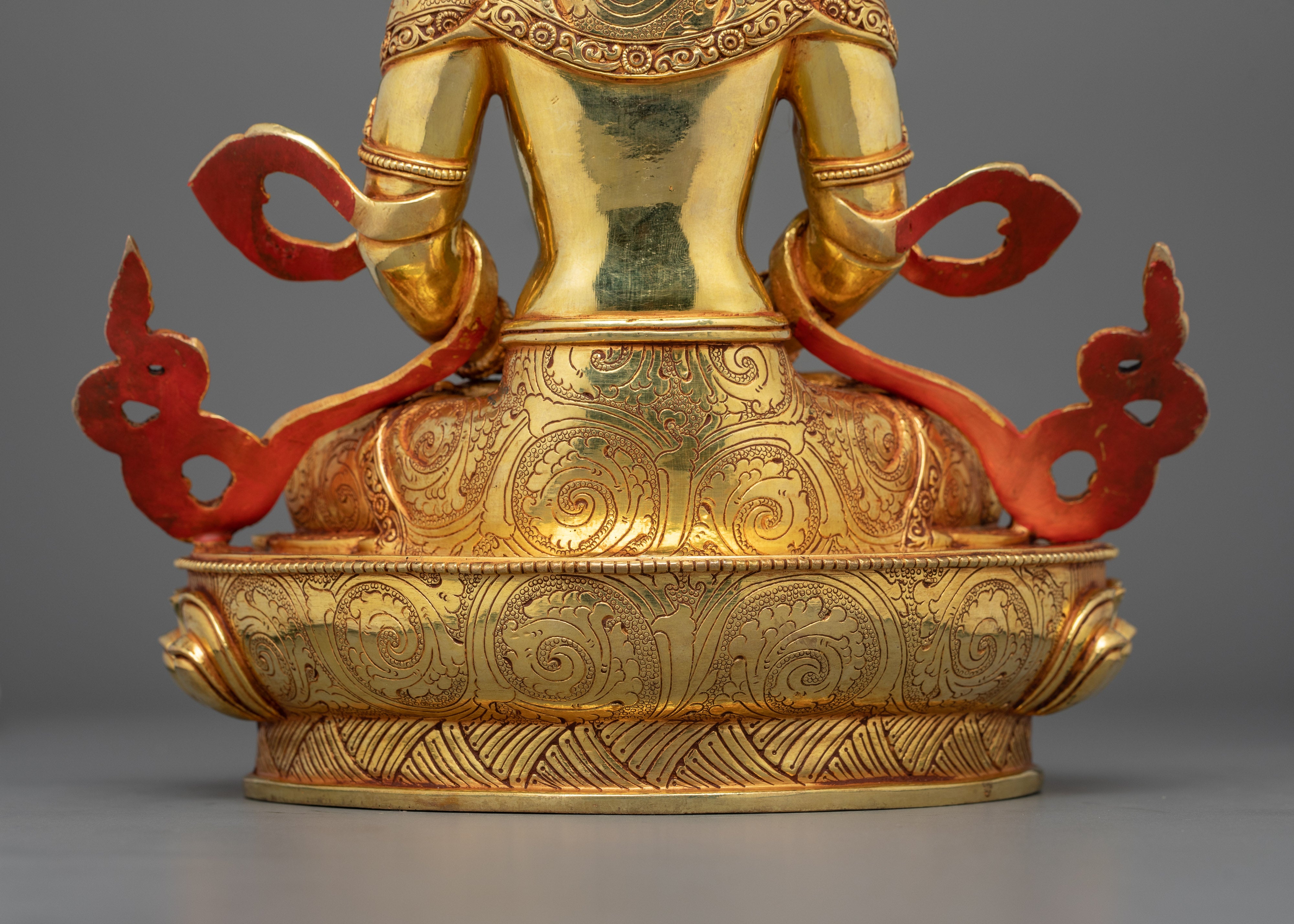 Serene Amitayus Tibetan Buddha Statue | The Infinite Life Deity