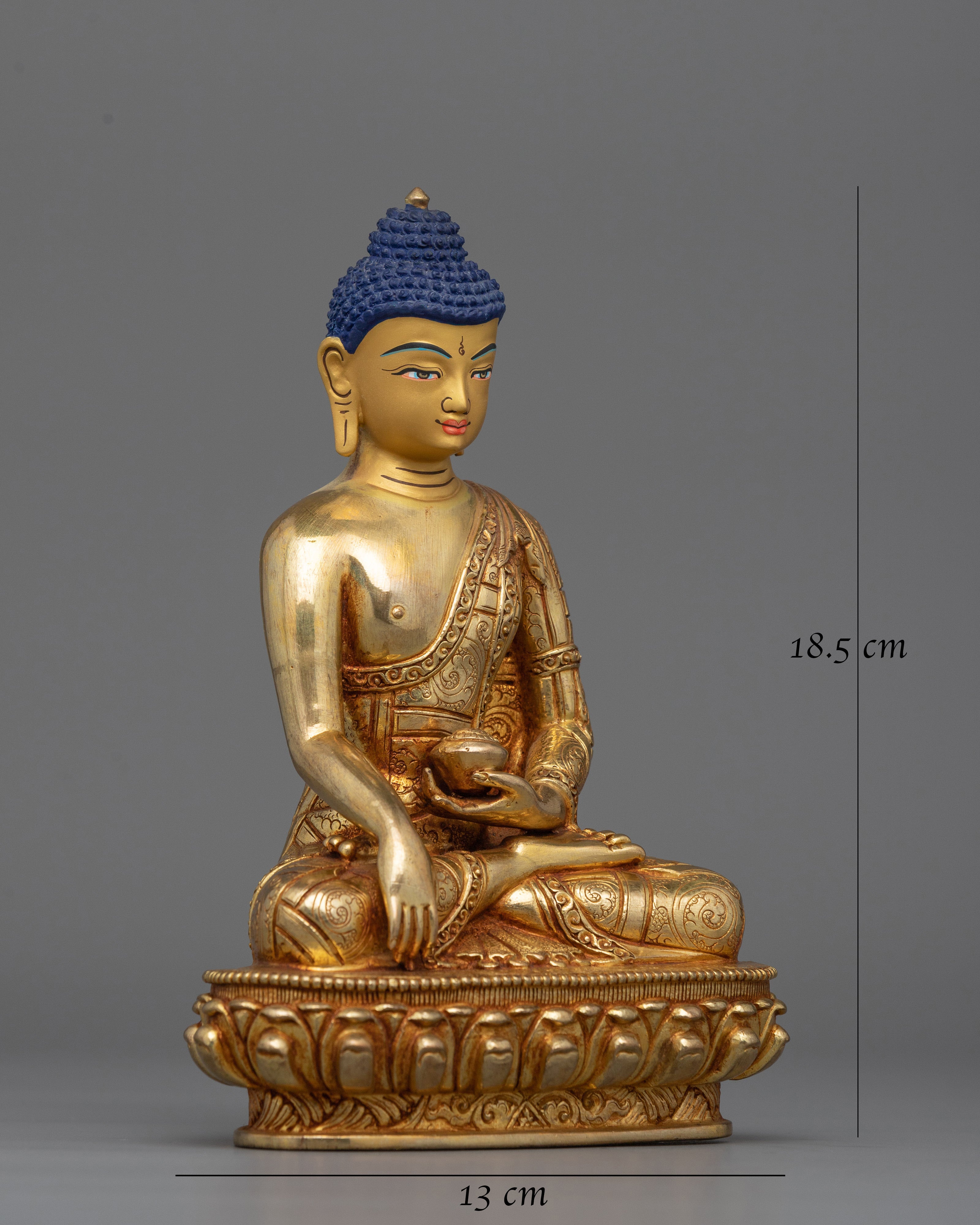 7.3 Inches Buddha Shakyamuni Deity Statue | Icon of Enlightenment