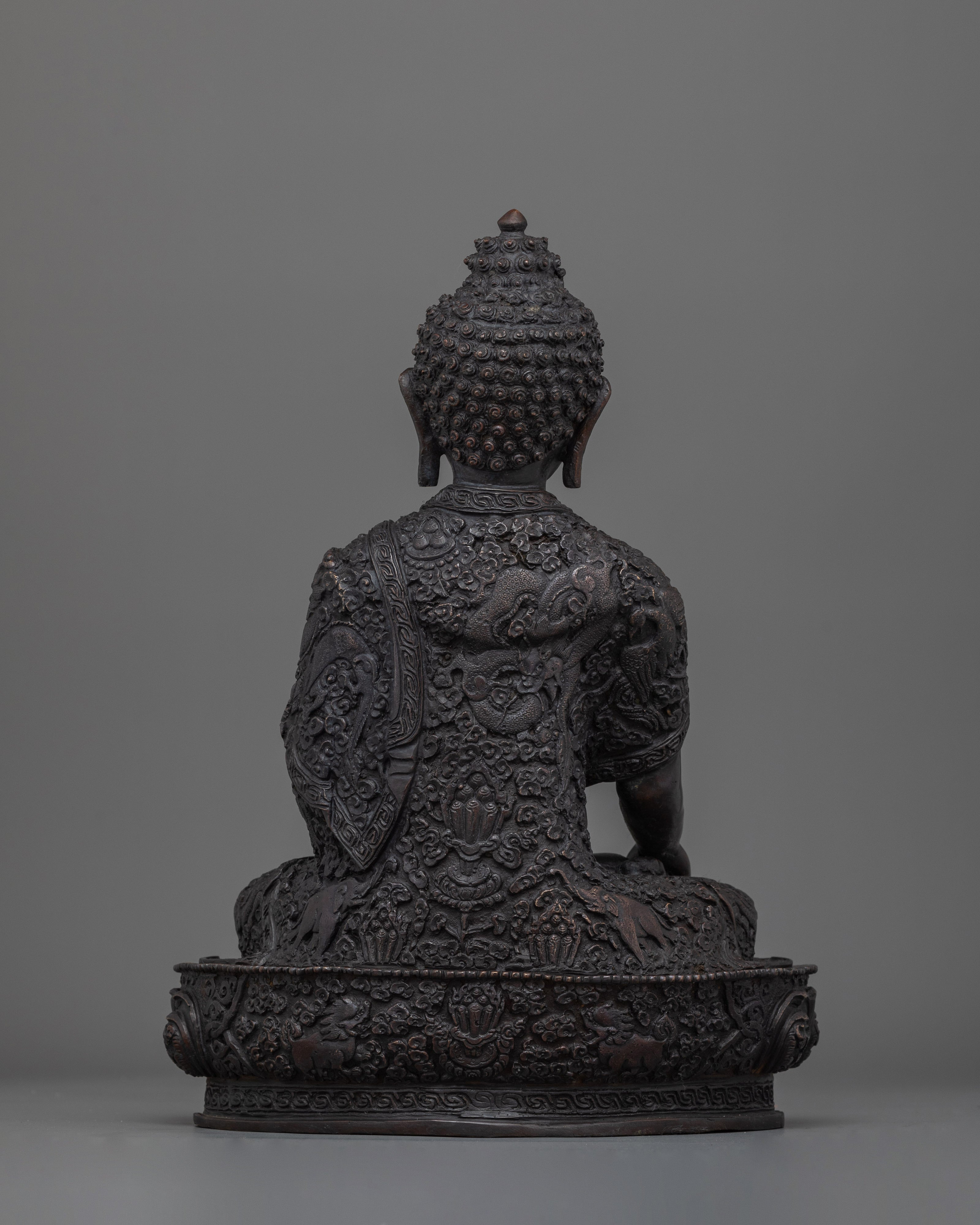 Shakyamuni Buddha in Bhumisparsha Mudra | Symbol of Enlightenment