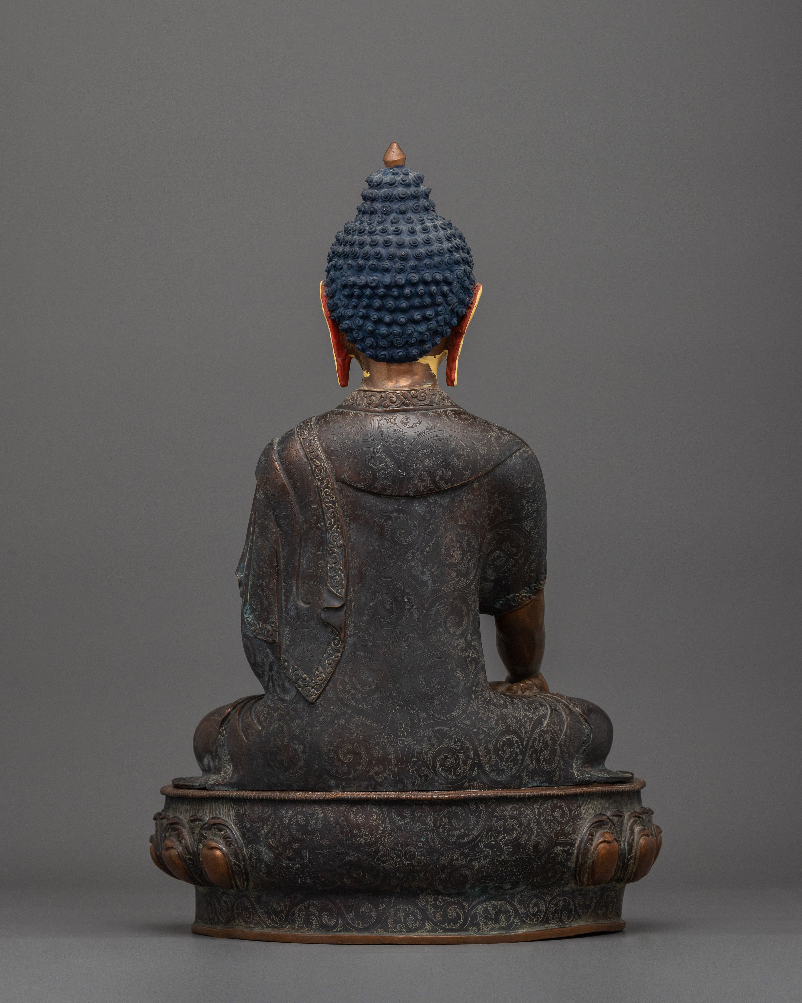 Statue of Shakyamuni Buddha in Earth-Touching Mudra | Tranquil Teacher