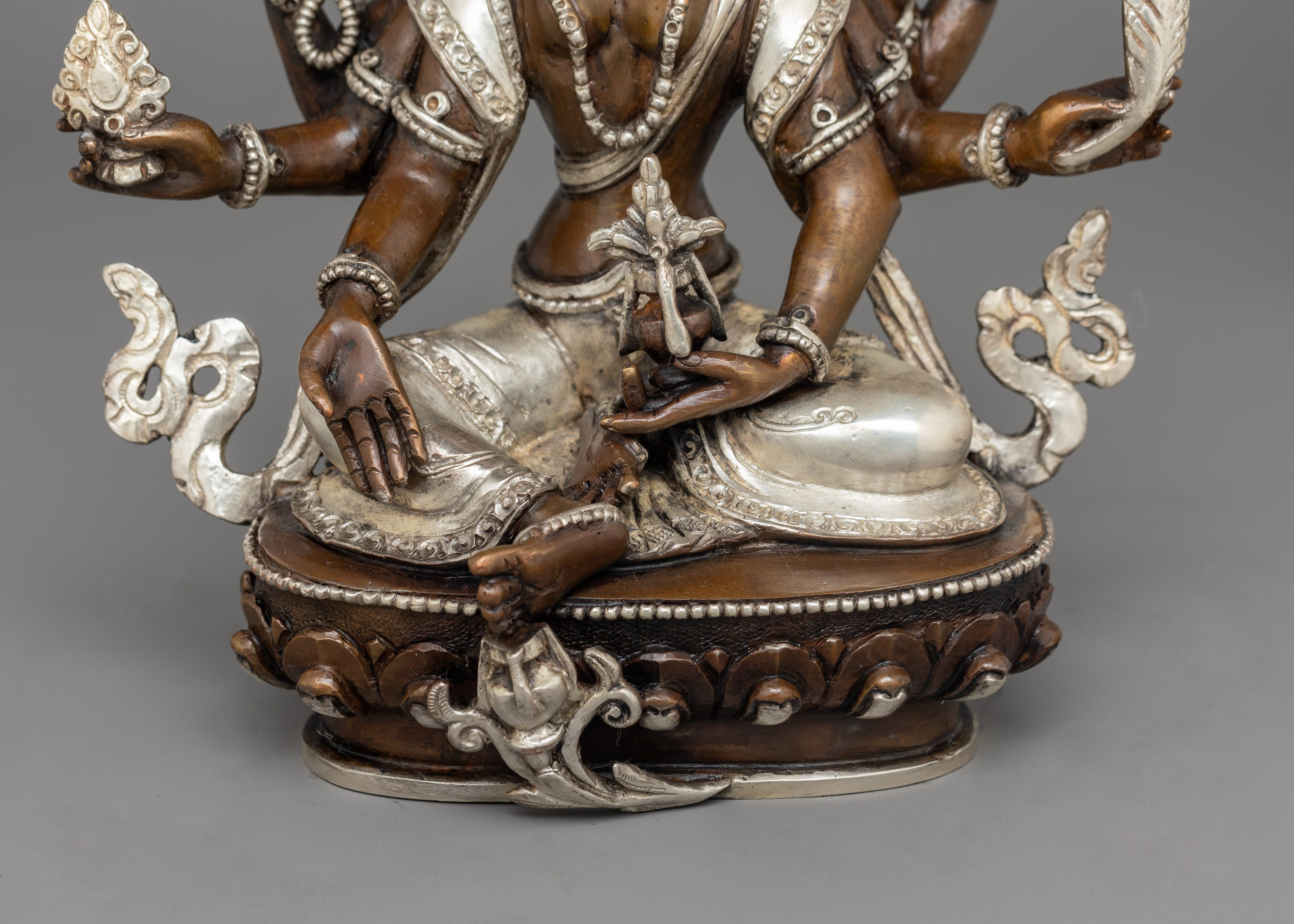 Tibetan Goddess of Wealth Vasudhara | Symbol of Prosperity and Abundance