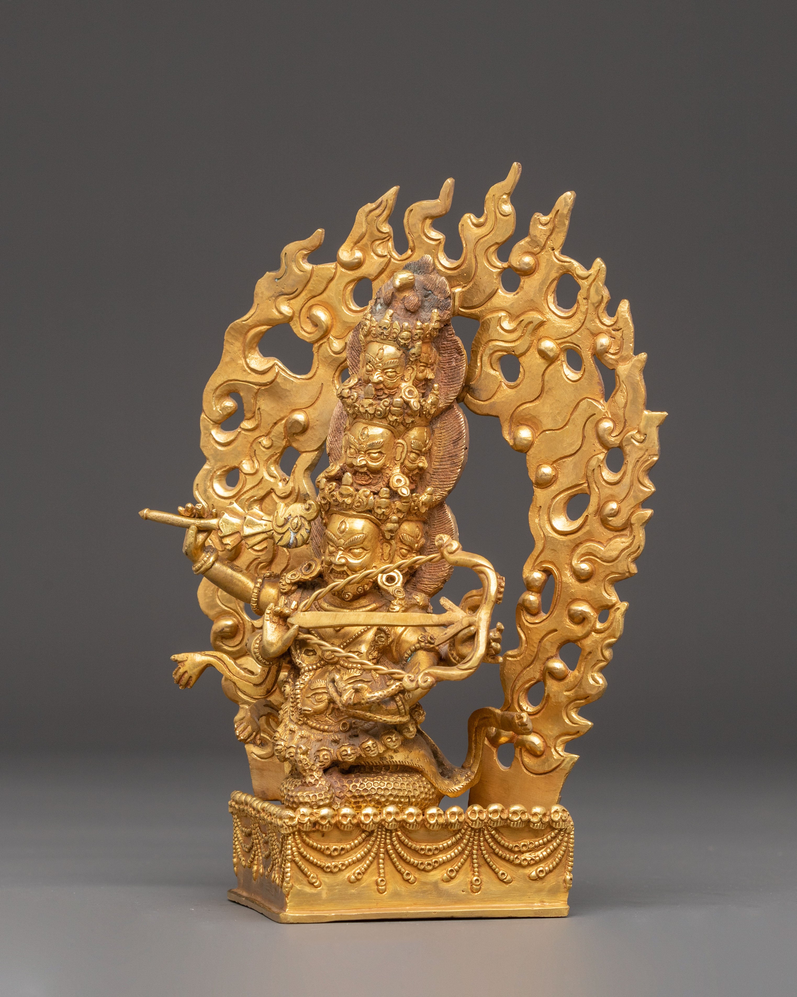 Buddhist Protector Rahula Statue | Guardian of the Dharma