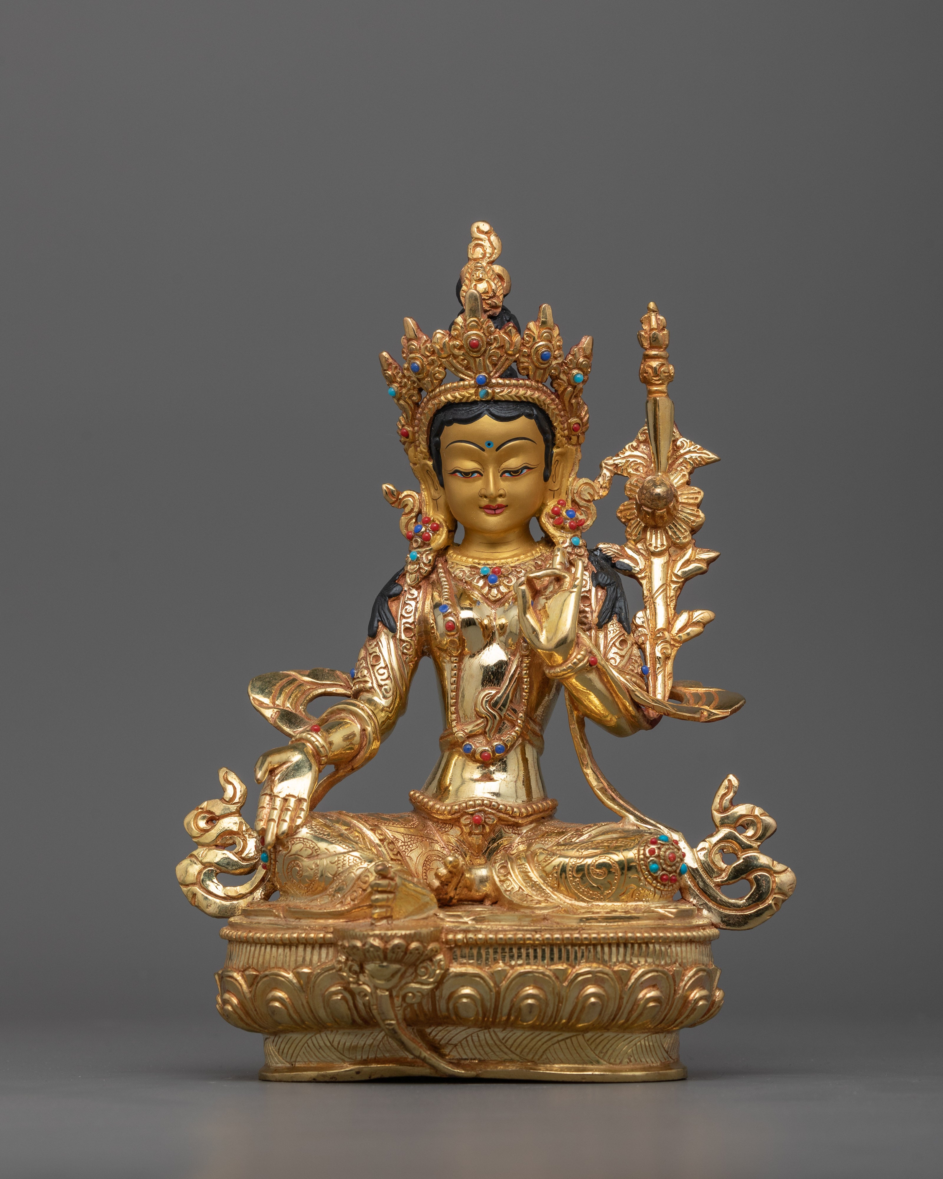 Tibetan Buddhism Sacred 21 Tara Set | Divine Collection of Spiritual Protection Statues