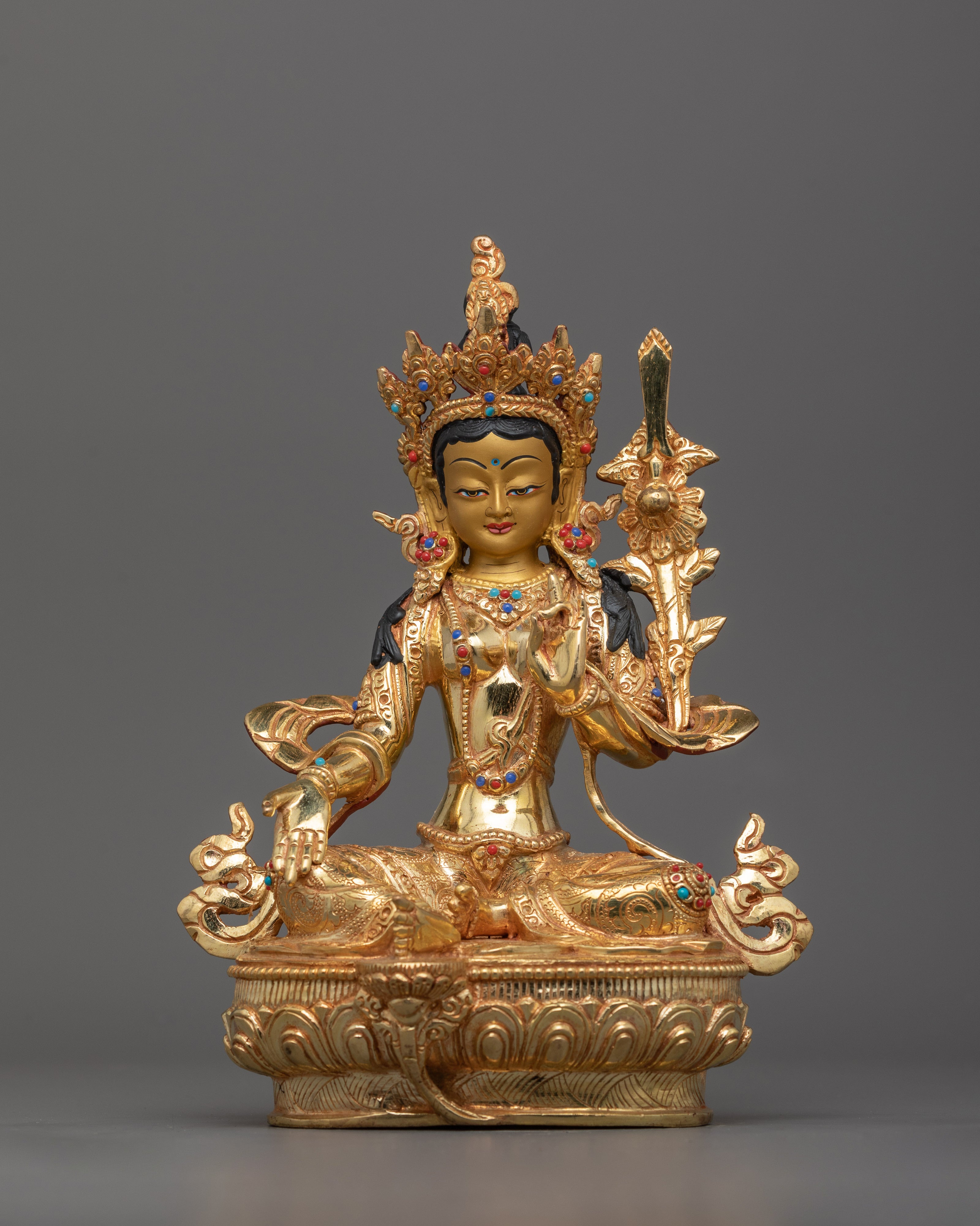 Tibetan Buddhism Sacred 21 Tara Set | Divine Collection of Spiritual Protection Statues