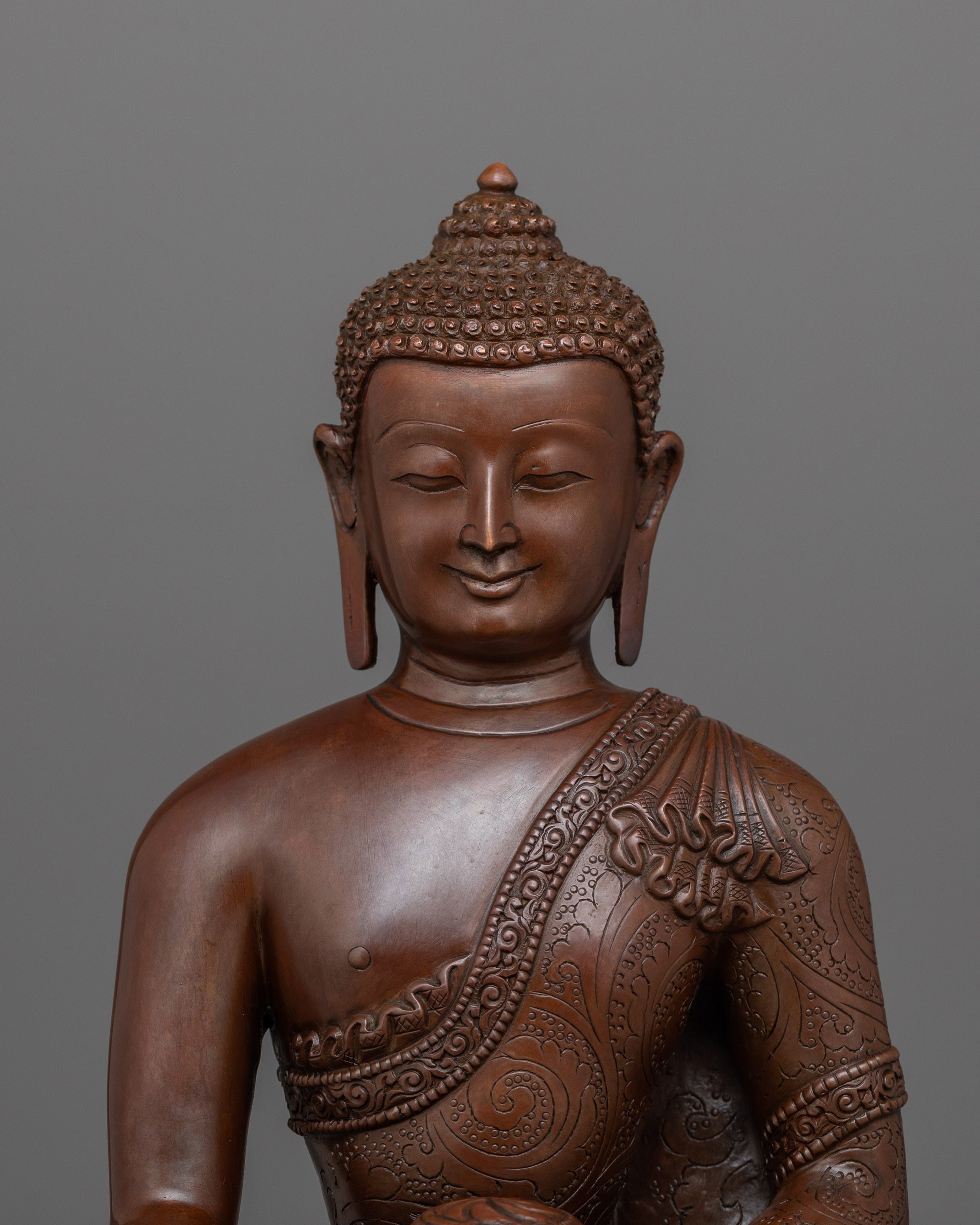 Mindful Meditation Sacred Statue of Shakyamuni Buddha | Universal Wisdom