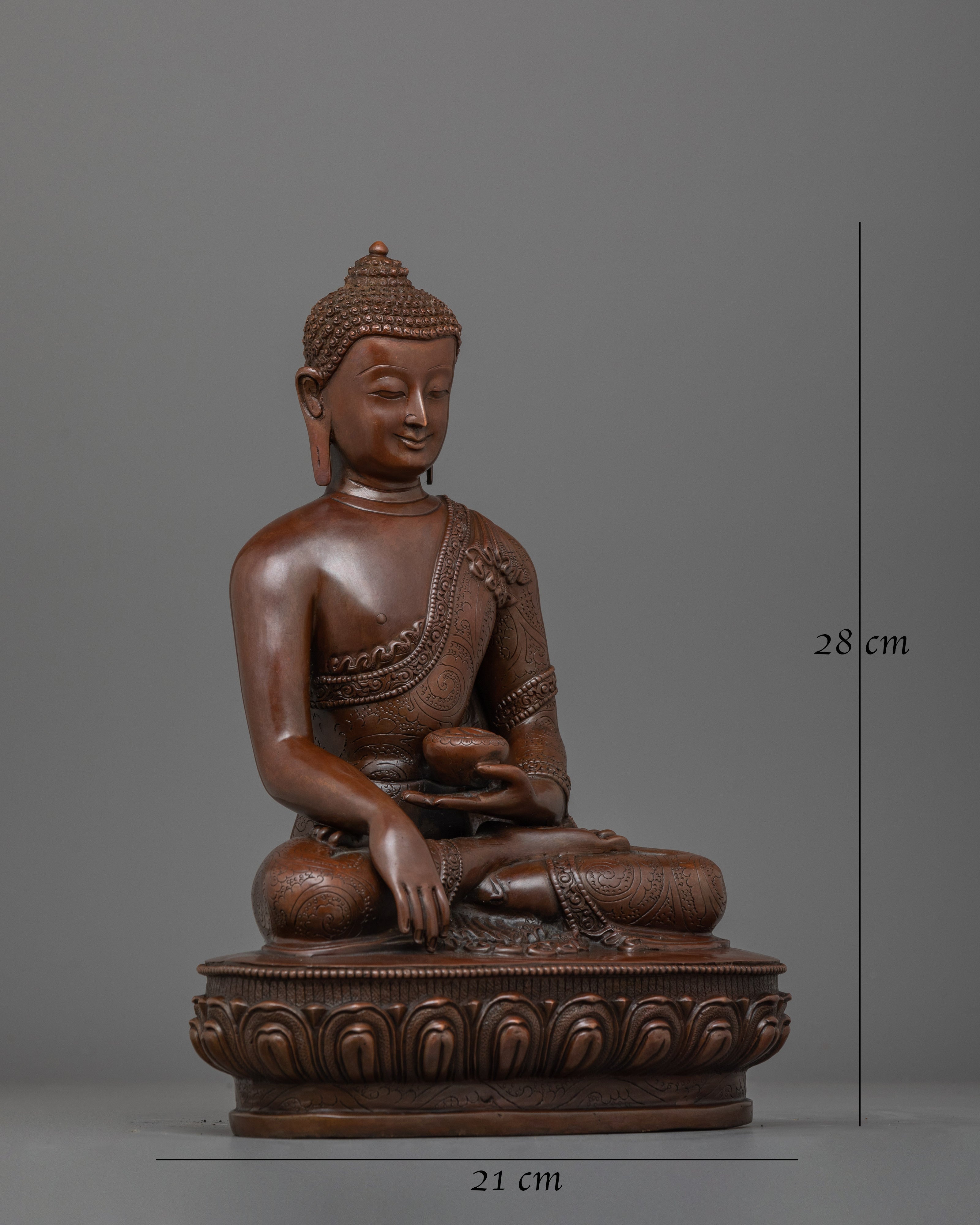 Mindful Meditation Sacred Statue of Shakyamuni Buddha | Universal Wisdom